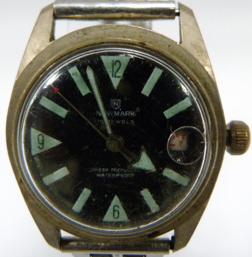 Sicura 23 jewels Superwaterproof 400 vacuum tested manual wind diver's watch, c. 1960s, case - Image 11 of 13
