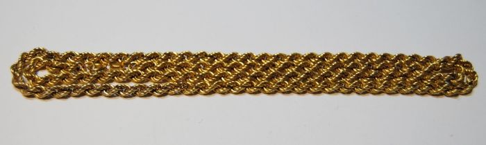9ct gold necklet of Prince of Wales pattern, 14.5g.