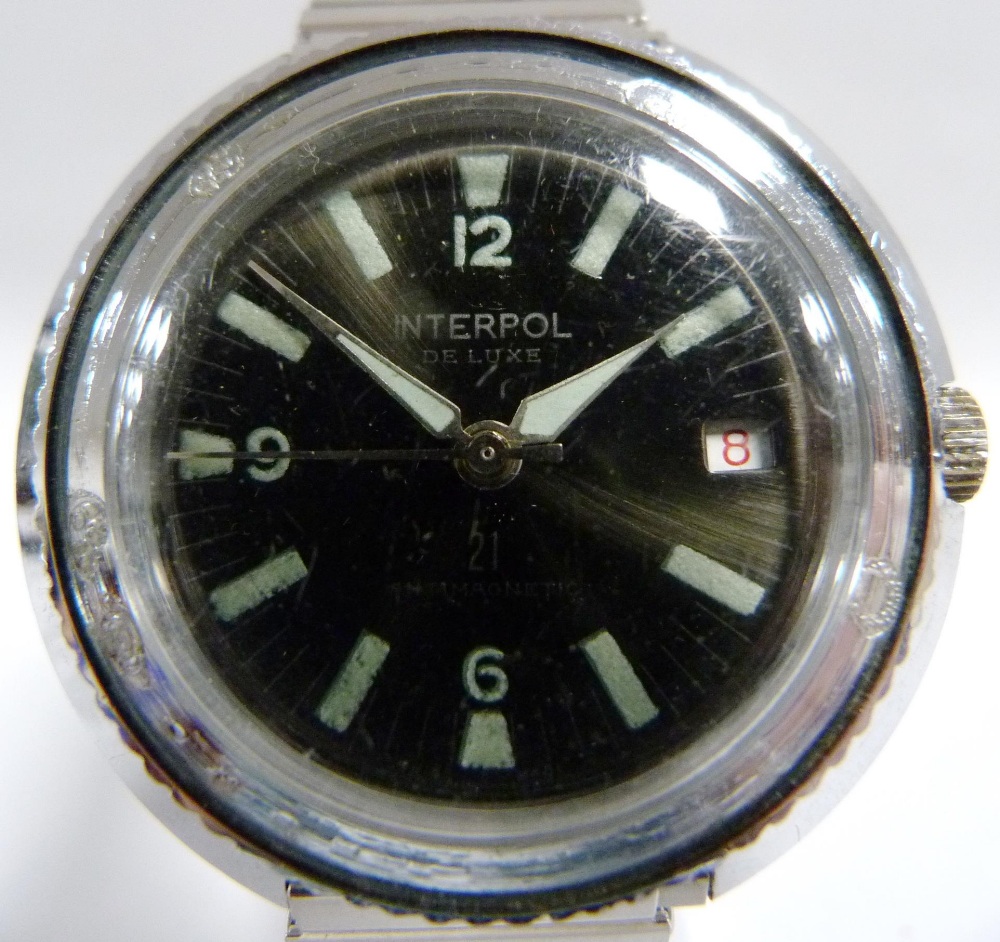 Sicura 23 jewels Superwaterproof 400 vacuum tested manual wind diver's watch, c. 1960s, case - Image 3 of 13