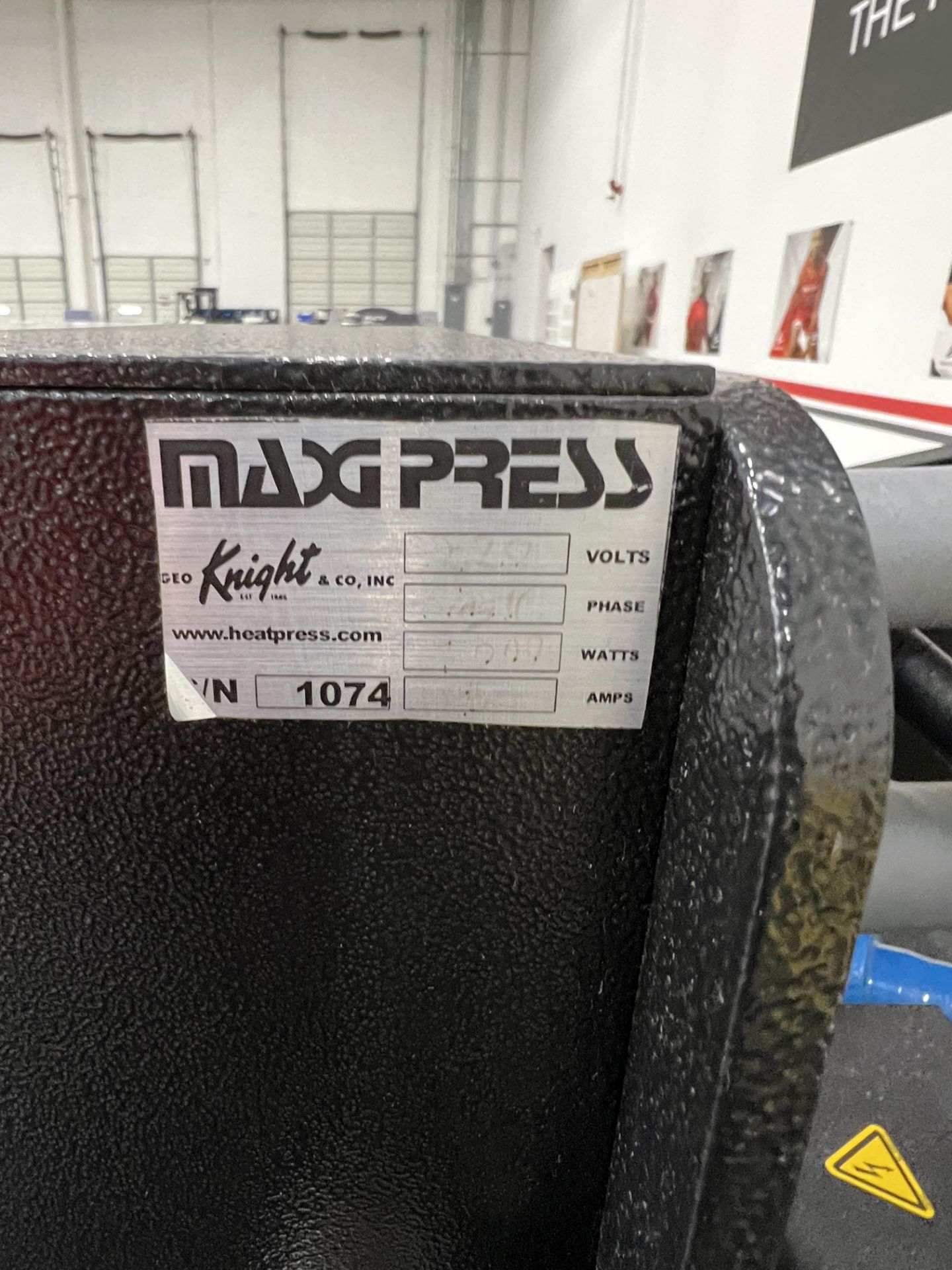 Geo Knight Maxipress 1074 Heat Press - Image 3 of 4