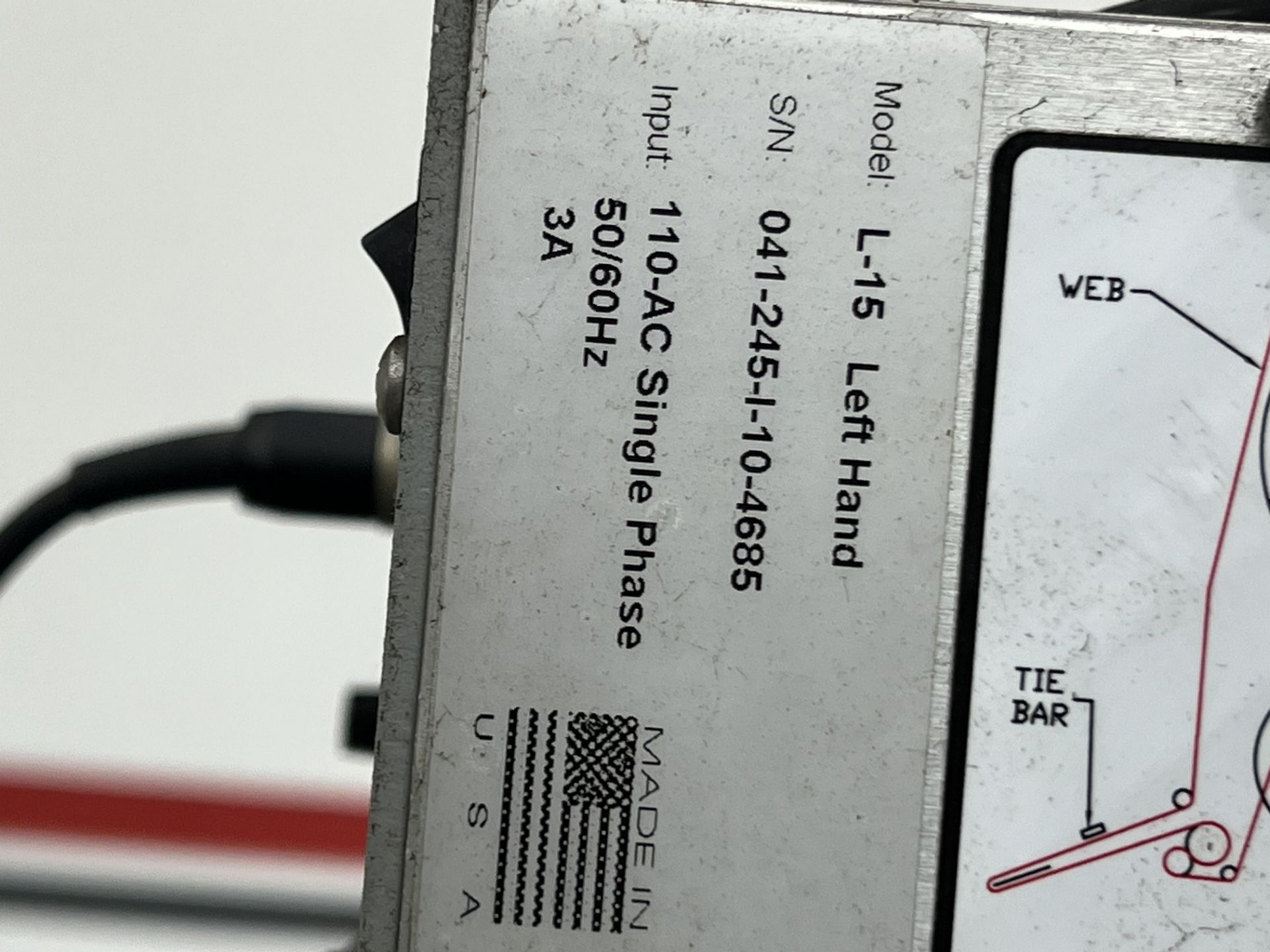 Universal Labeling Systems L-15 Label Applicator - Image 4 of 4