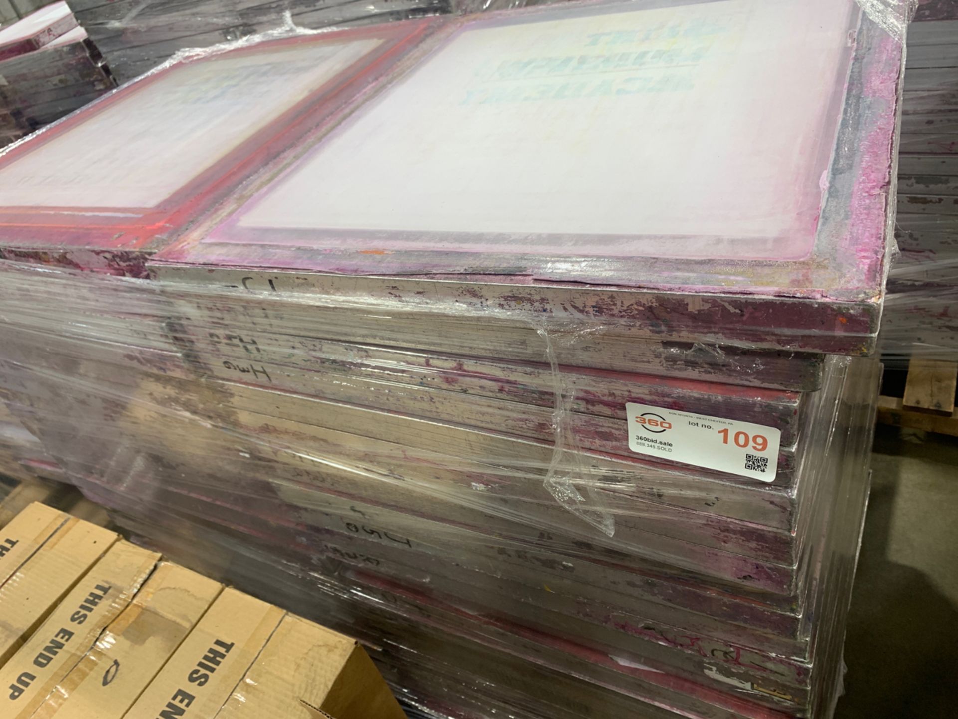 Lot of (48) Frames for Silk Screen Printing