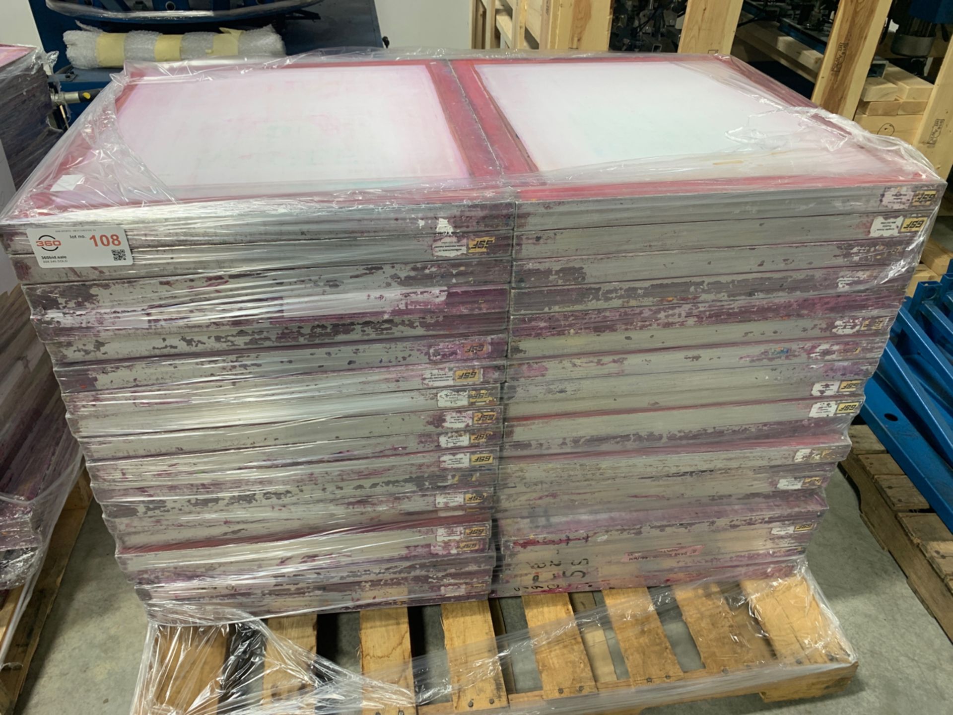 Lot of (38) Frames for Silk Screen Printing - Image 2 of 2