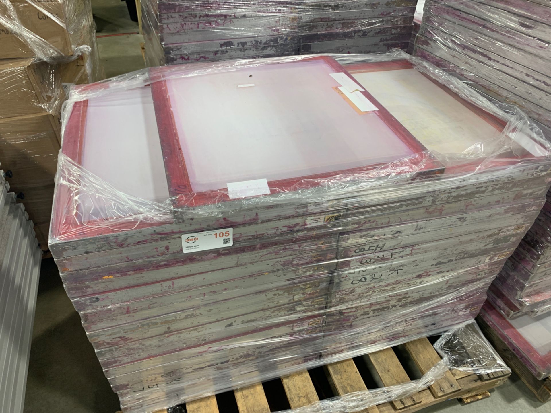 Lot of (37) Frames for Silk Screen Printing