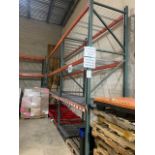 Lot of (5) Sections of Pallet Racking