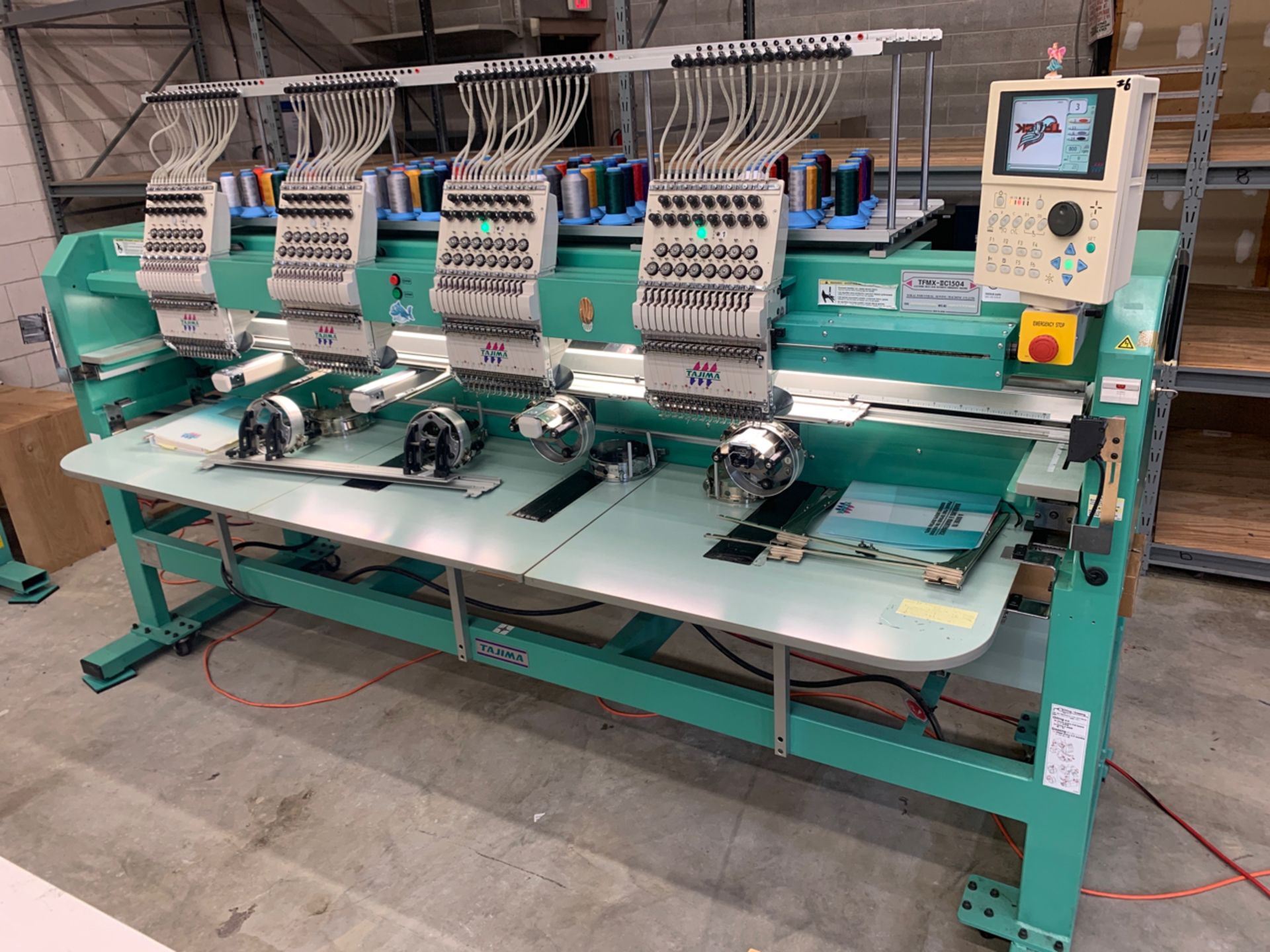 Tajima 4-Head Embroidery Machine TFMX-IIC1504