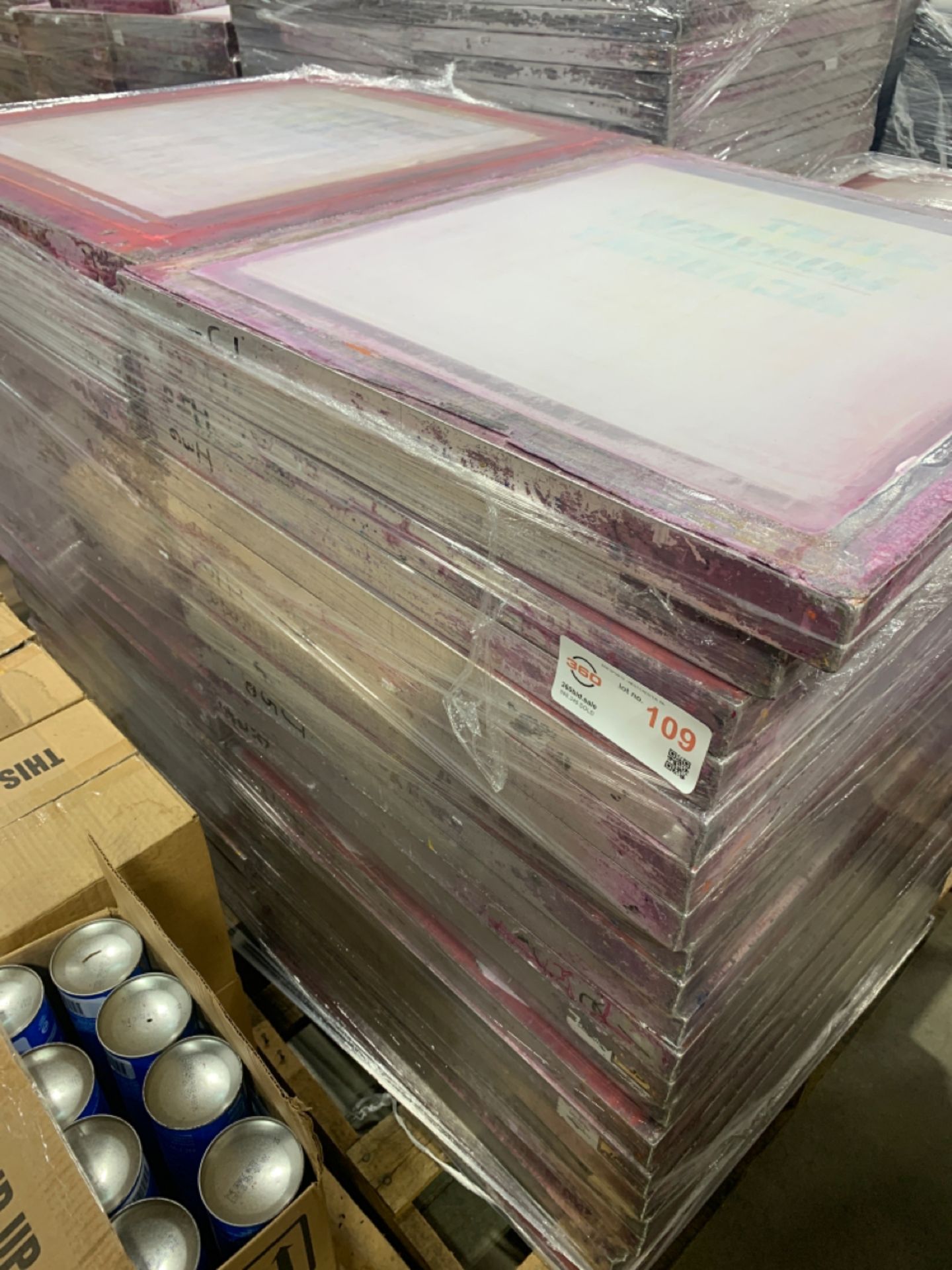 Lot of (48) Frames for Silk Screen Printing - Image 2 of 2