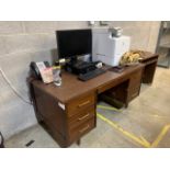 Desk and printer table