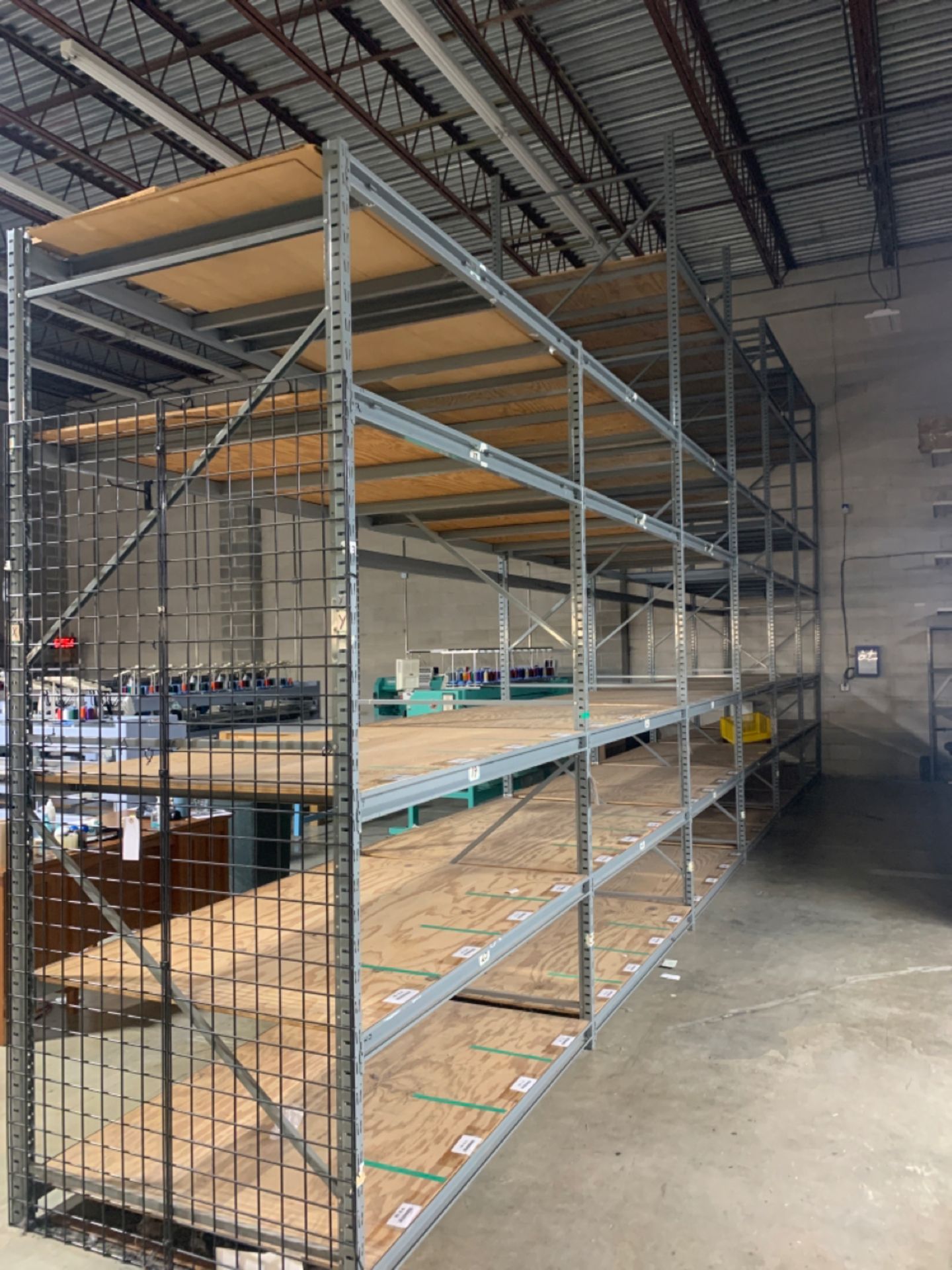 Lot of (6) Sections of Light Duty Pallet Racking - Image 2 of 2