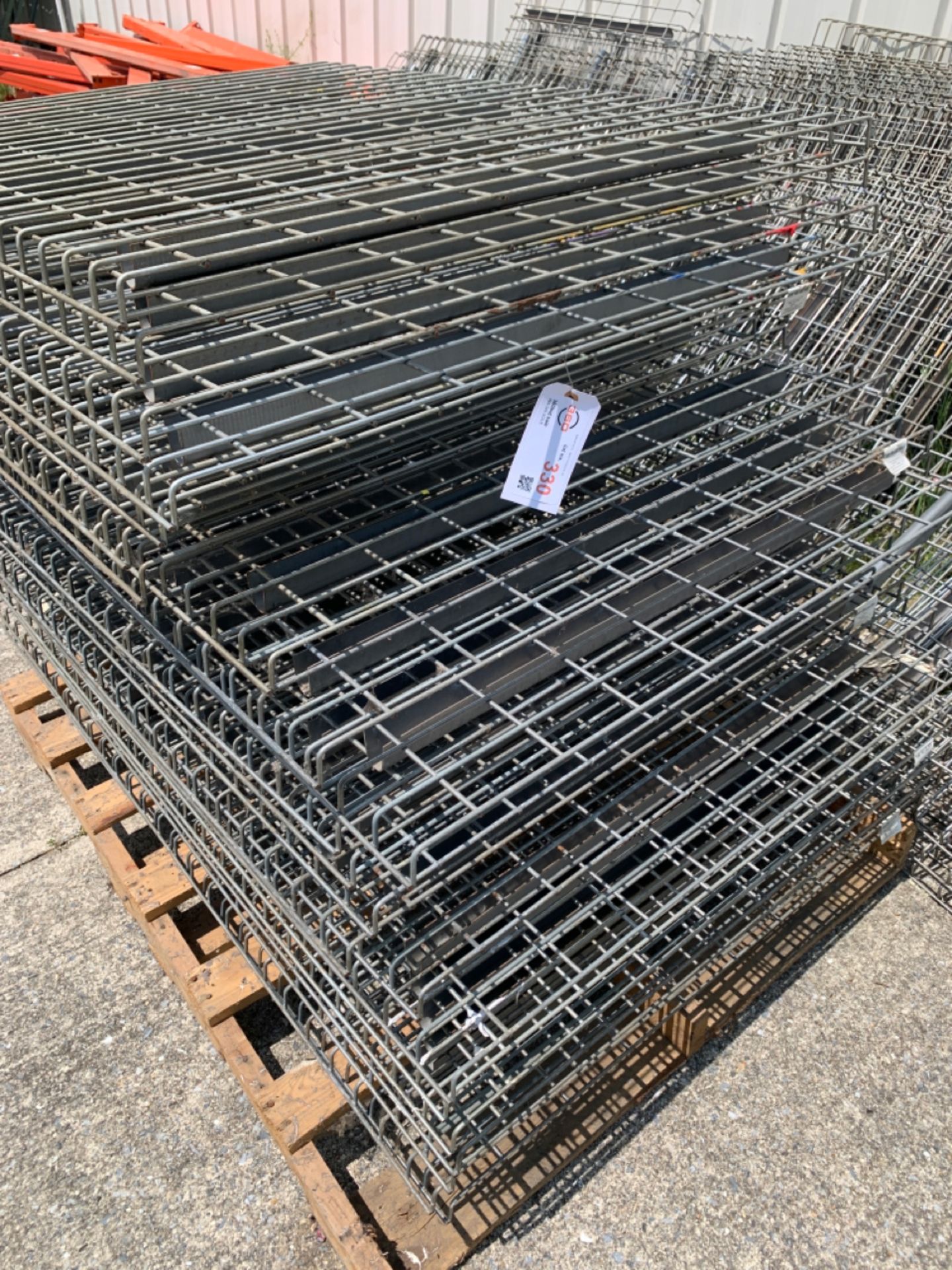 Lot of (73) Pallet Racking Wire Racks - Image 2 of 3