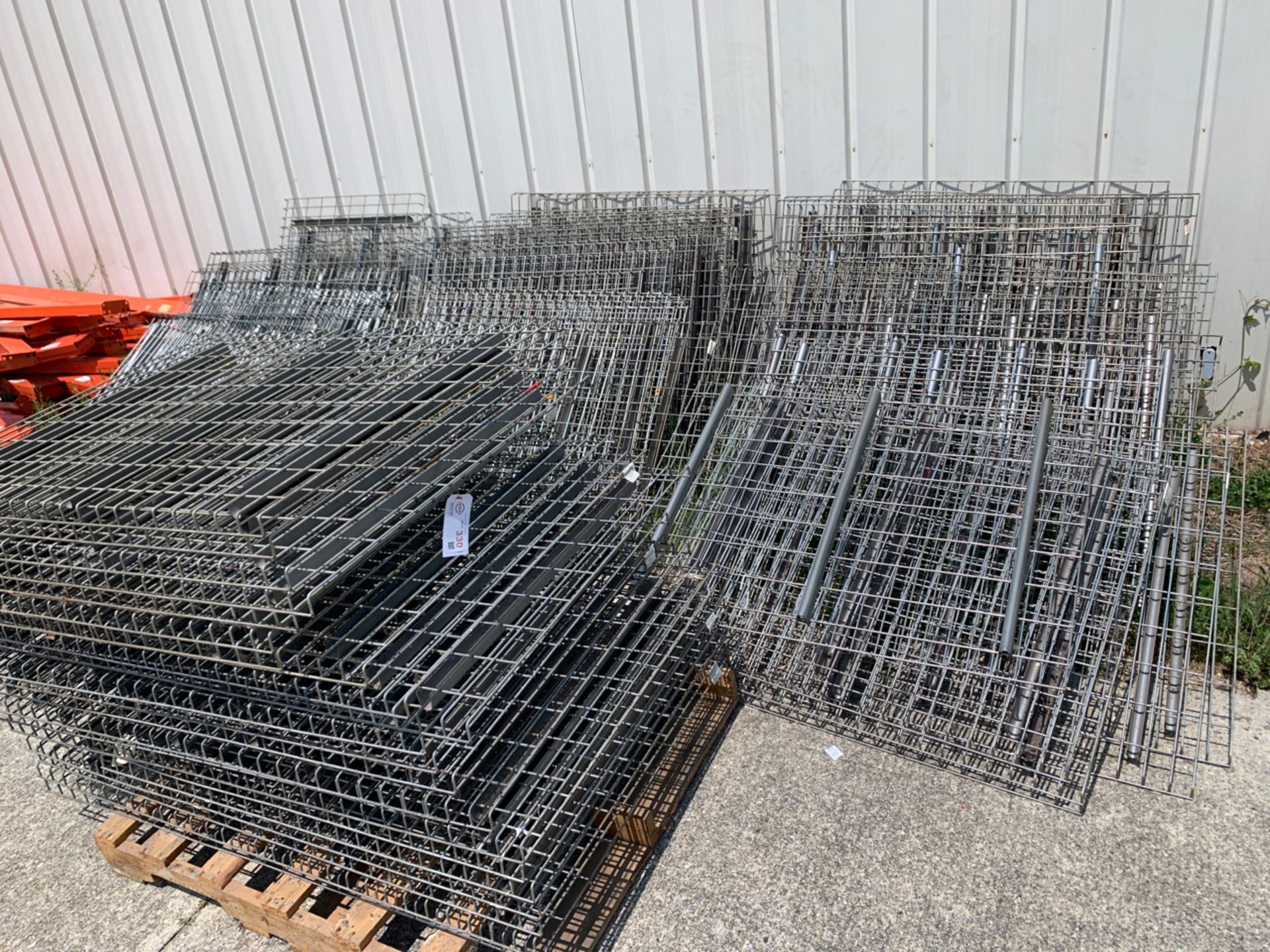 Lot of (73) Pallet Racking Wire Racks