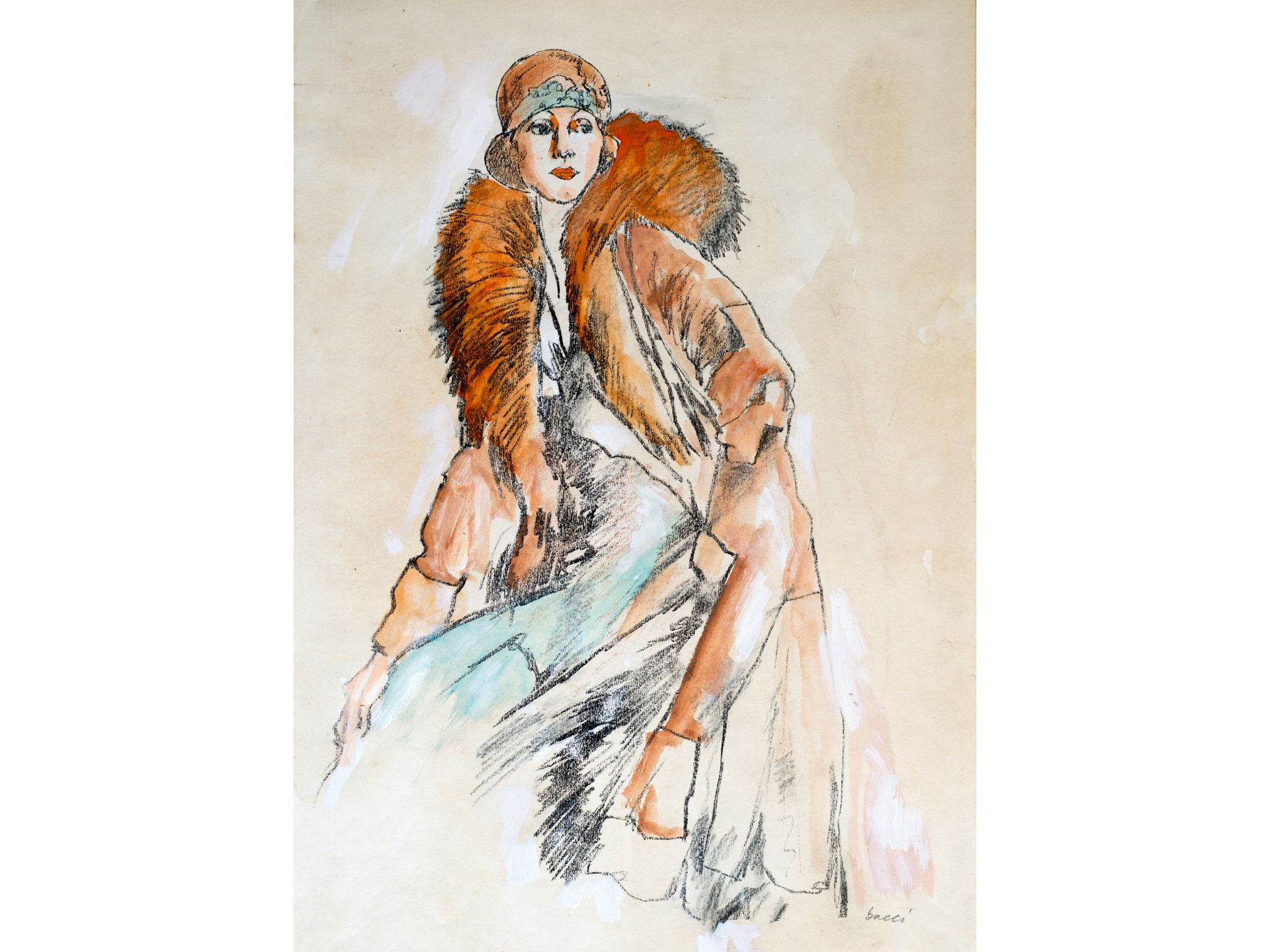 Aris Bacci, Bologna 1894 - 1948 New York, Modezeichnung