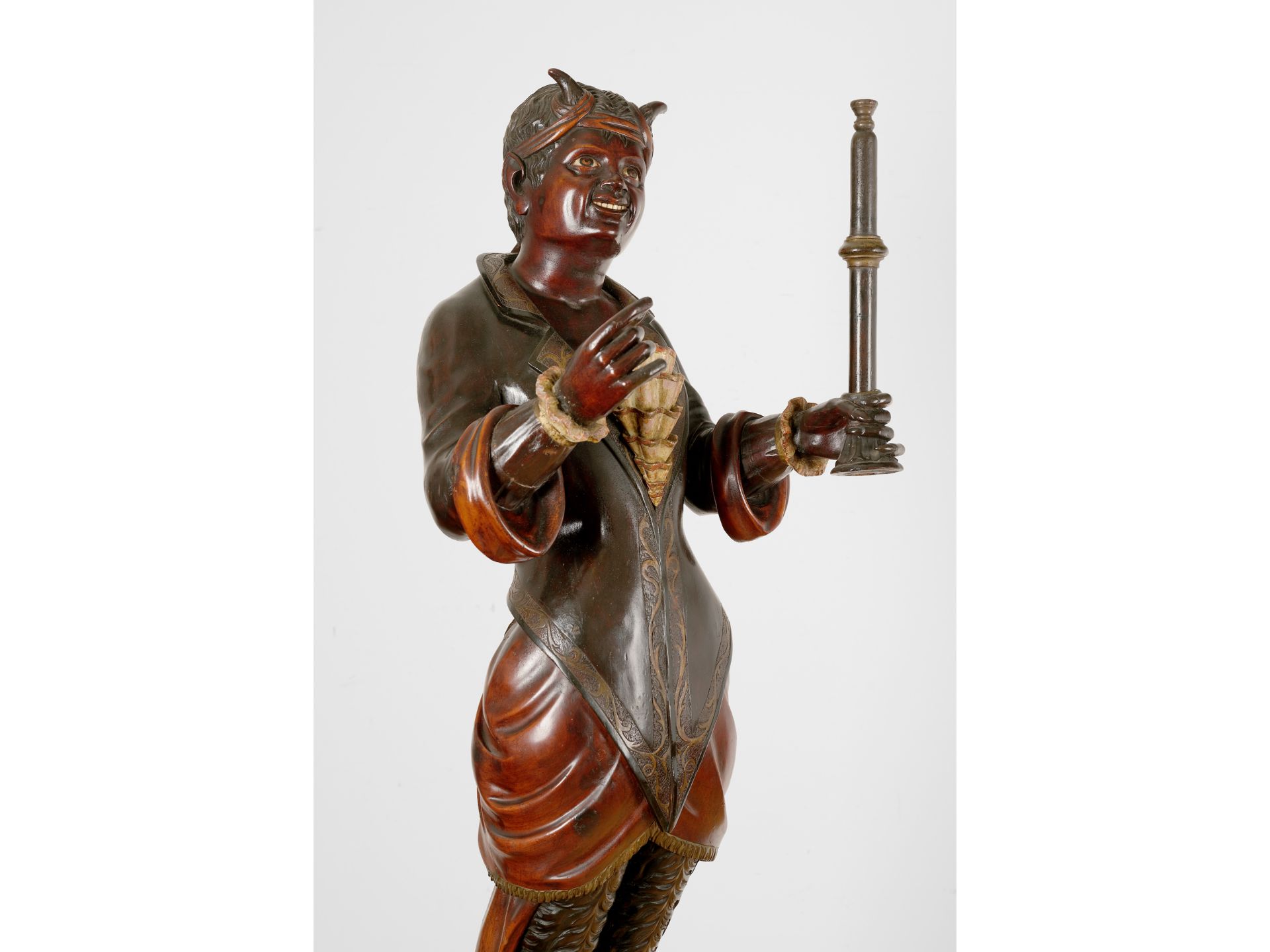 Lamp base in the form of a she devil, Italy/Venice, Around 1900 - Image 10 of 12
