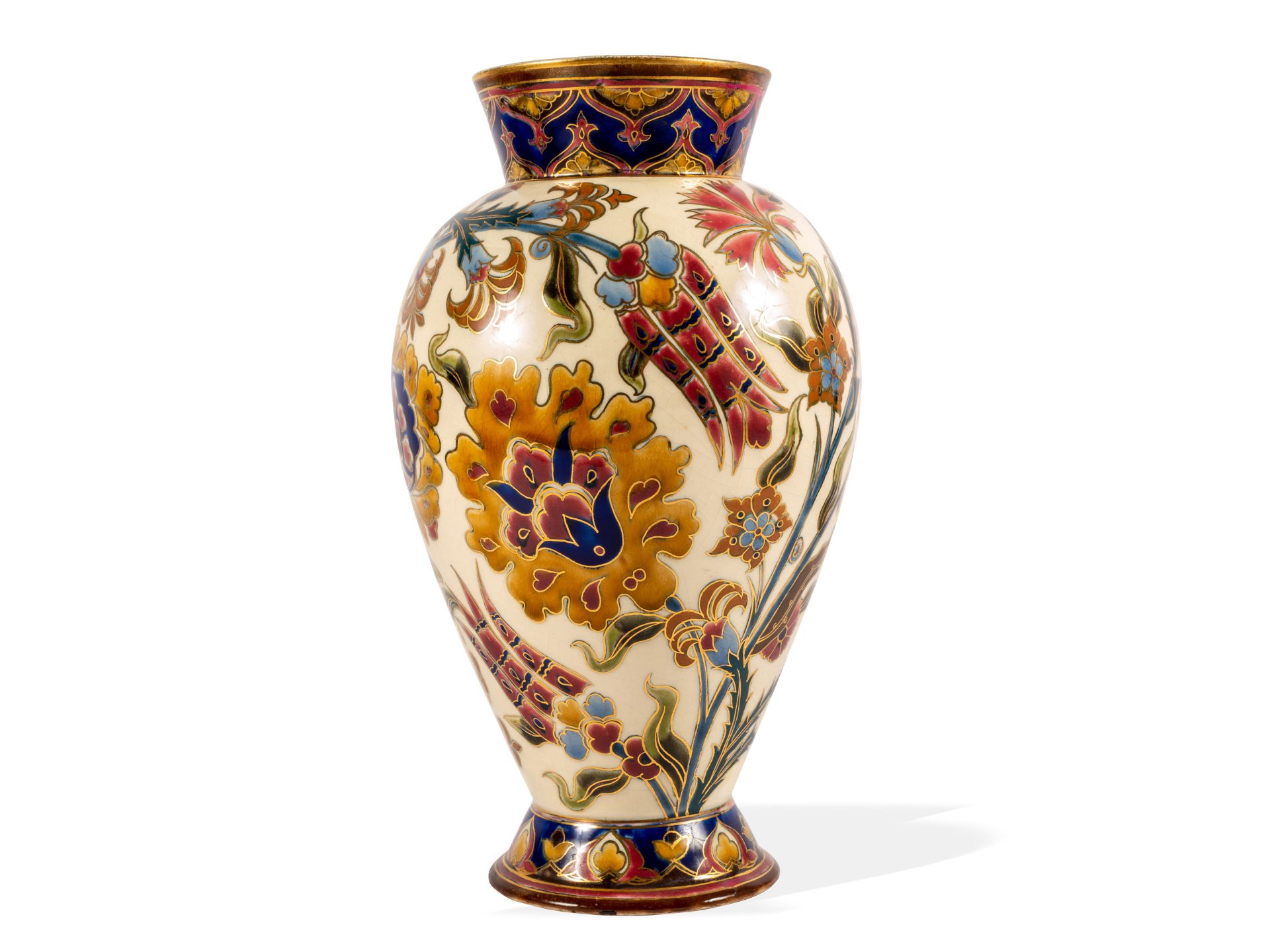 Vase, Zsolnay, Pécs, Um 1895/1900 - Bild 13 aus 18