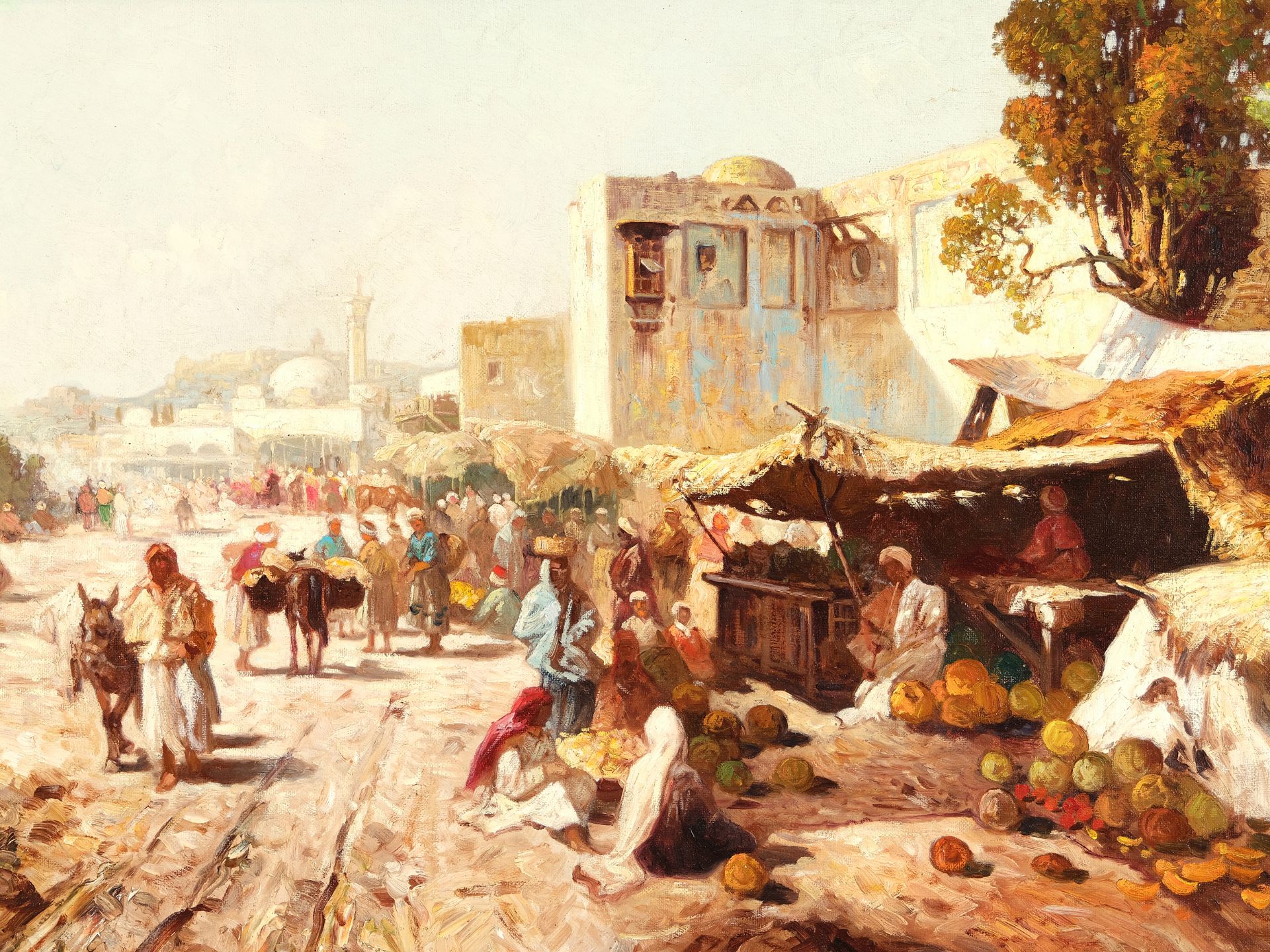 Robert Alott, Graz 1850 - 1910 Vienna, Motif from North Africa - Image 5 of 7