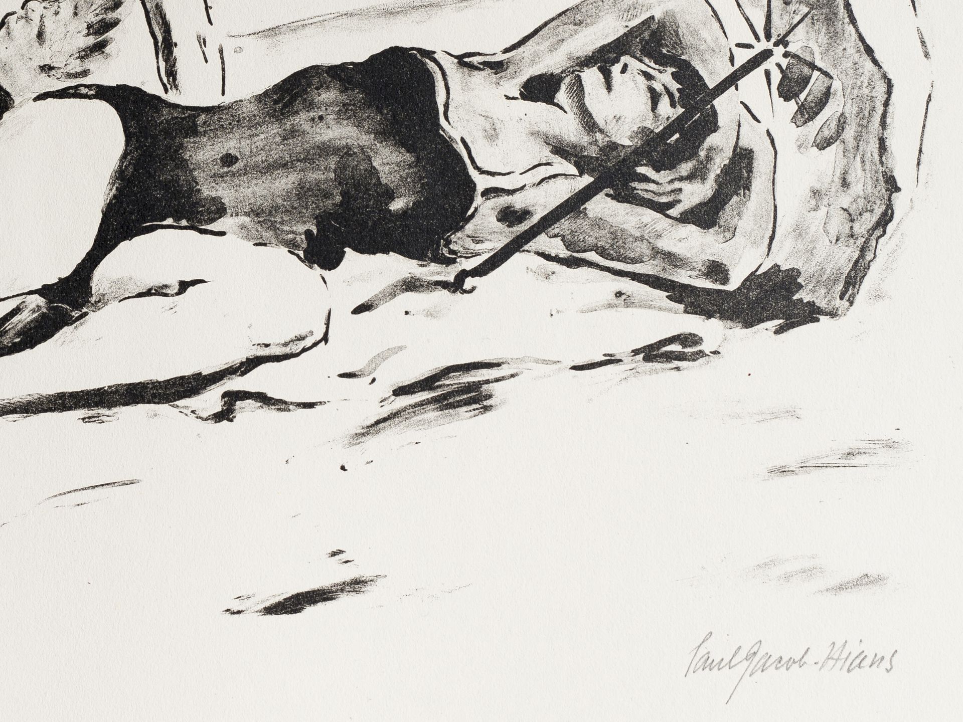Paul Jacob-Hians, Paris 1884 – 1967 La Garde-Freinet, „Femmes à la plage“ - Bild 3 aus 3
