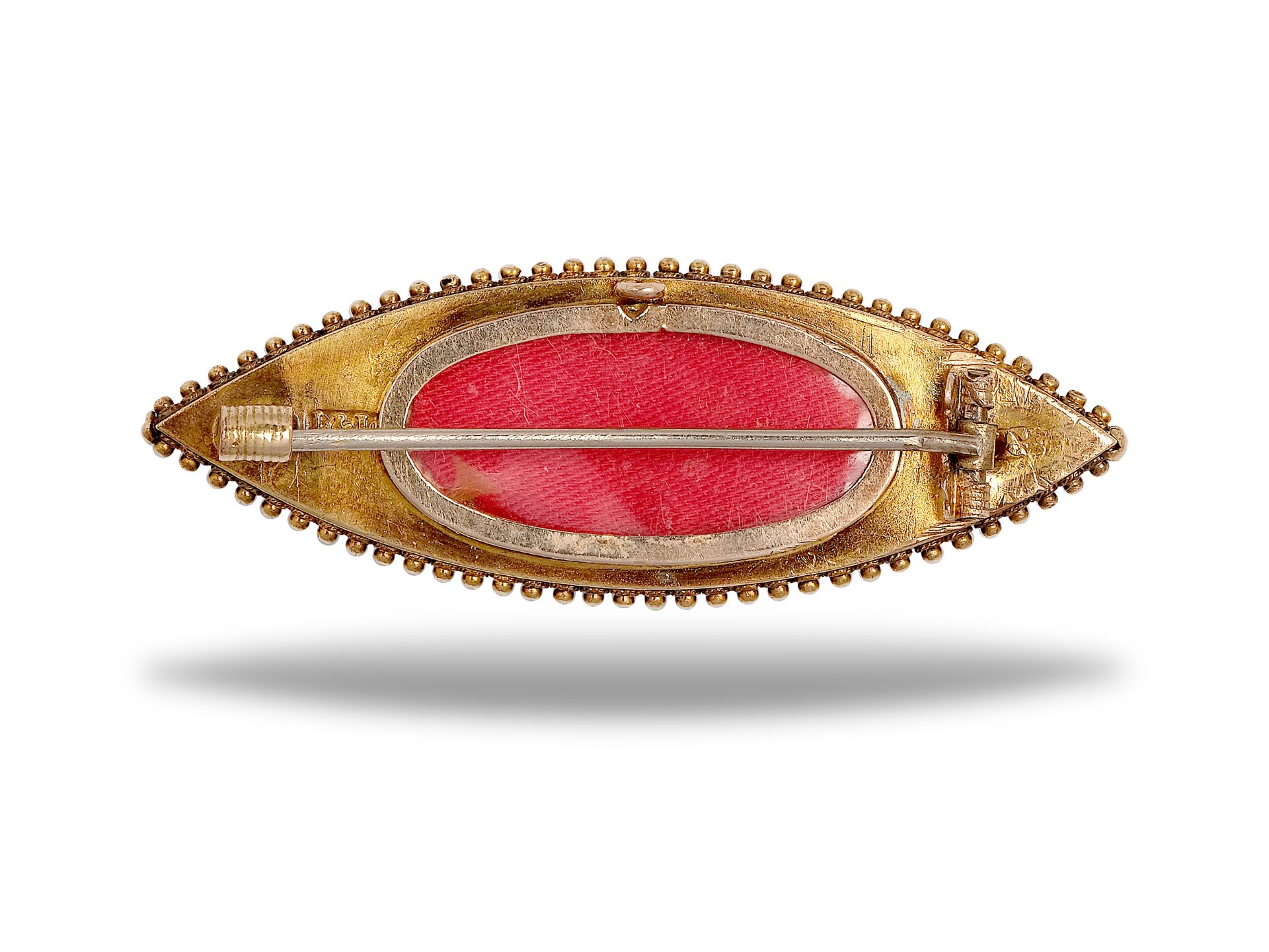 Brooch, Around 1890, 14 ct gold - Image 3 of 4