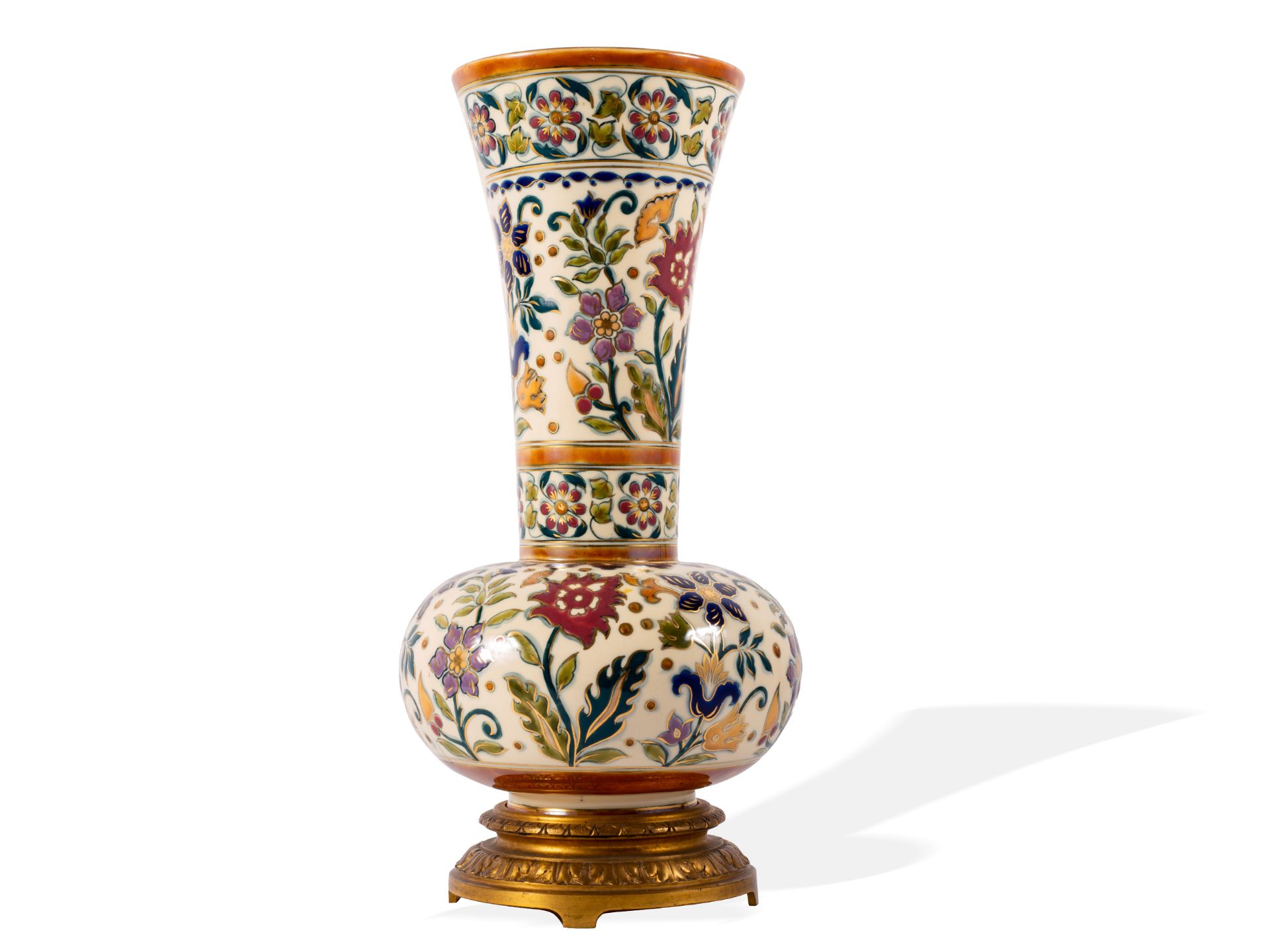 Vase, Zsolnay, Pécs, Um 1895/1900 - Bild 9 aus 15