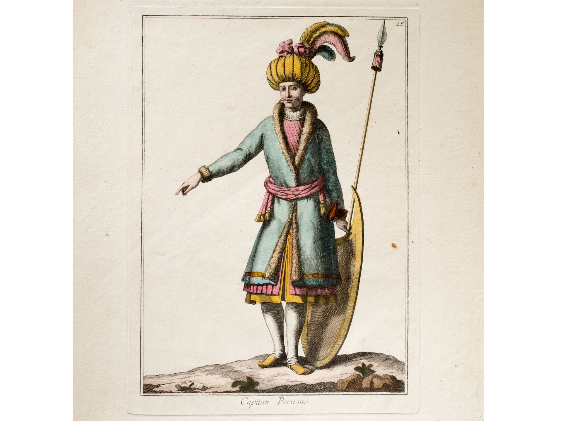 "Capitan Persiano", From a book of historical costume studies?