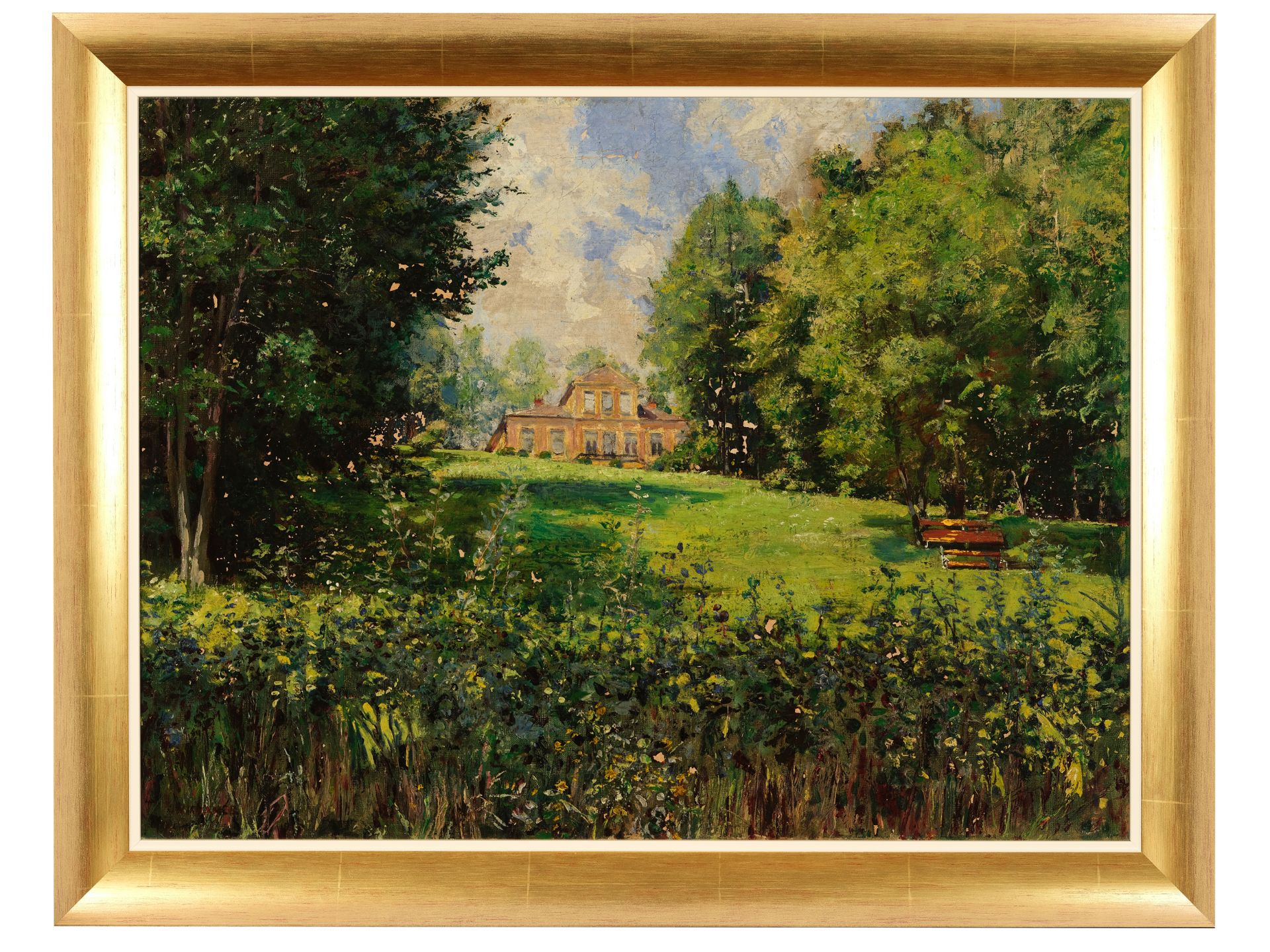 Johann Victor Krämer, Adamsthal 1861 - 1949 Wien, Gartenlandschaft - Bild 2 aus 5