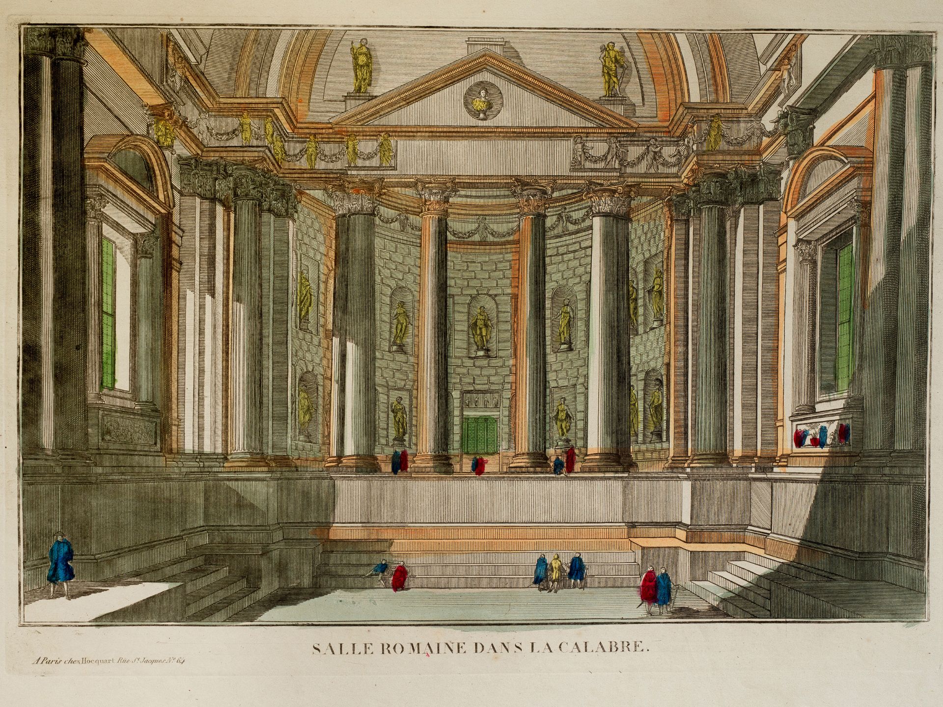 „Salle romaine dans la Calabre“, Paris, 1795 (Erstausgabe)