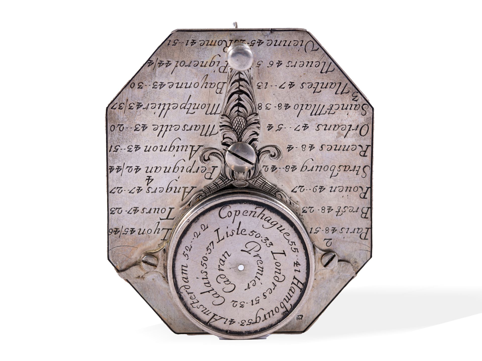 Compass & Sundial, Butterfield a Paris, 18th century   - Image 5 of 16