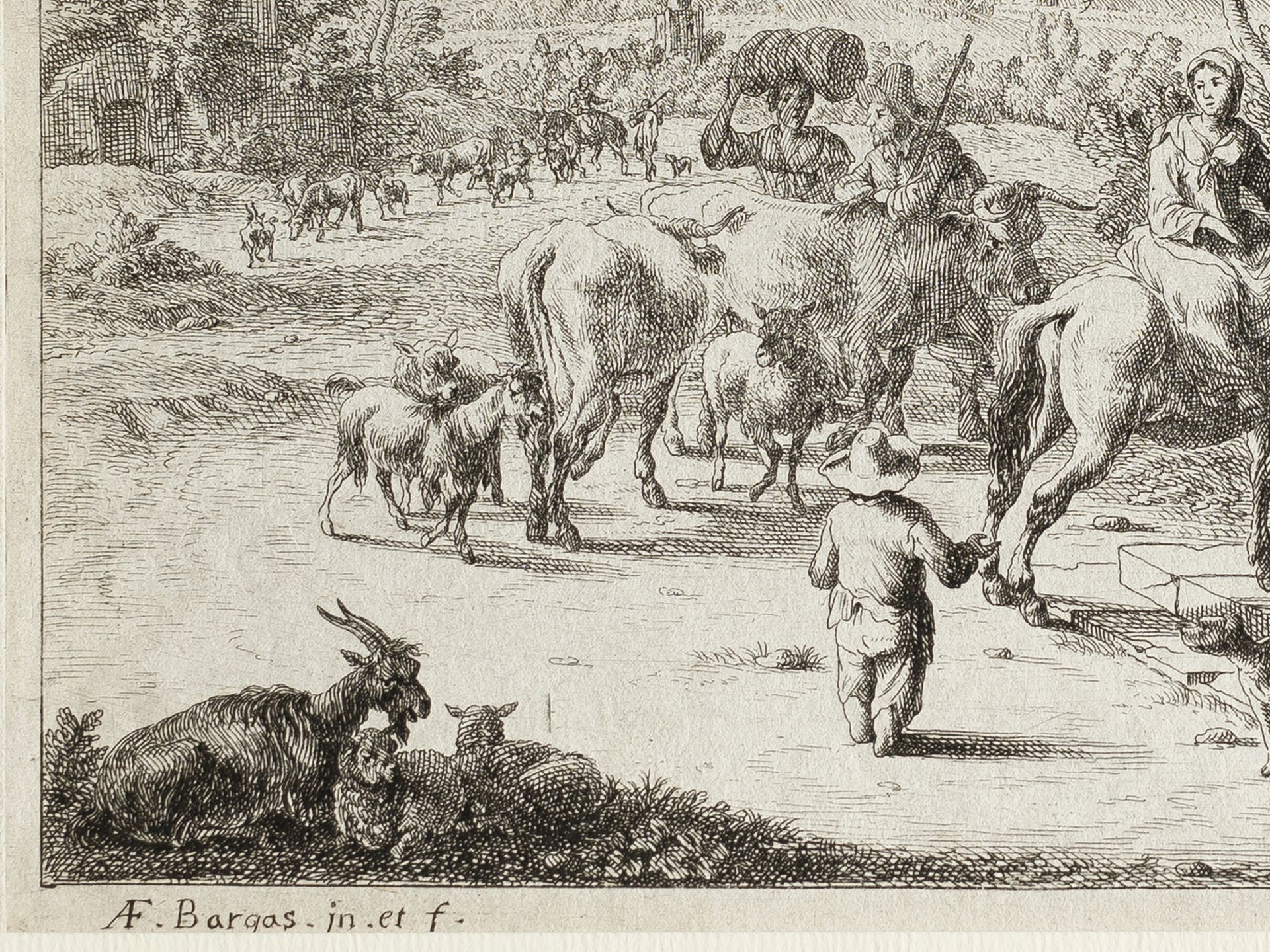 A. F. Bargas, Geb. Brüssel 1670, Nachfolge - Bild 3 aus 3