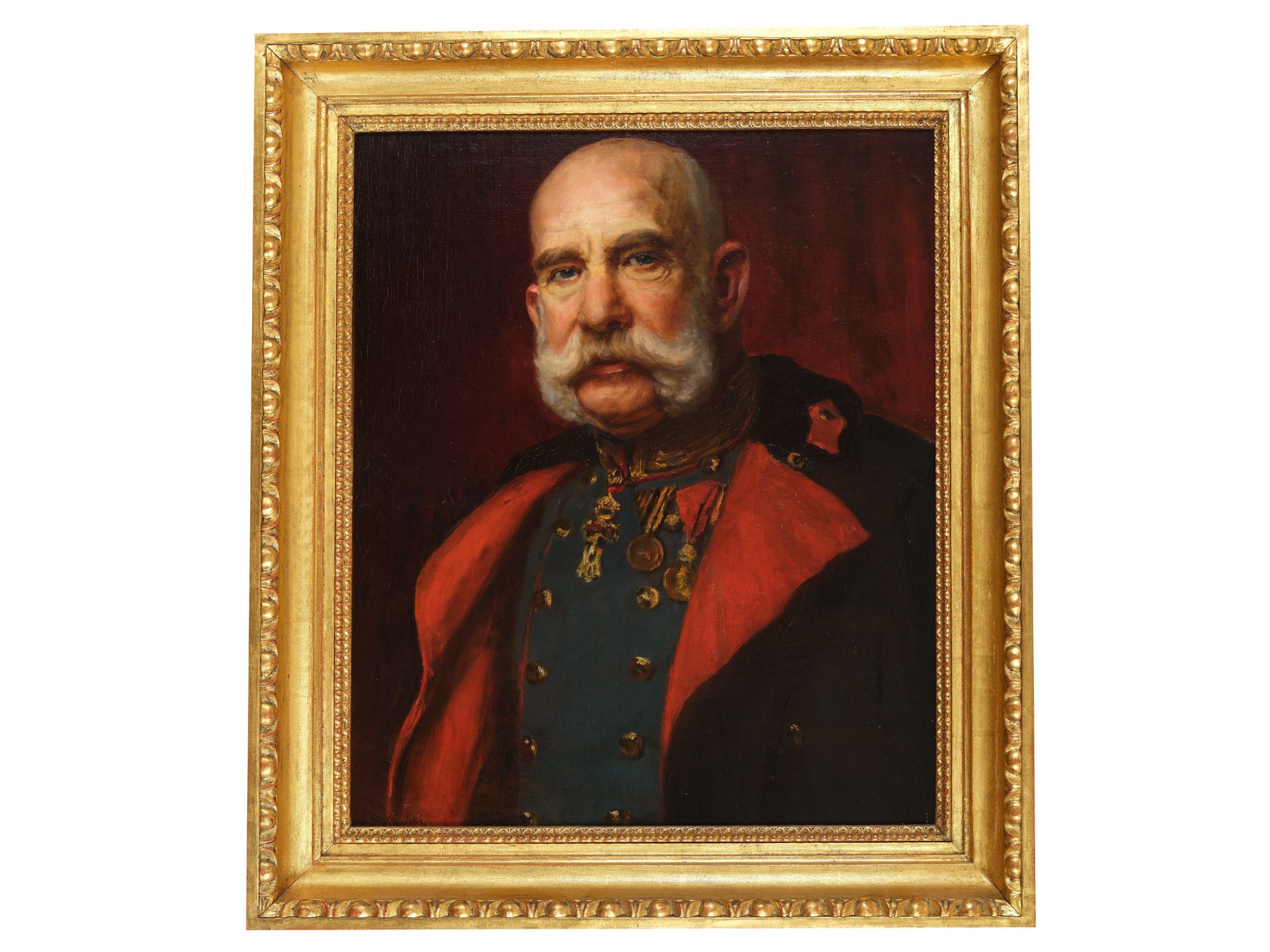 Kasimir Pochwalski, Krakau 1855 - 1940 Krakau, Zugeschrieben, Portrait Kaiser Franz Joseph I. - Bild 2 aus 4