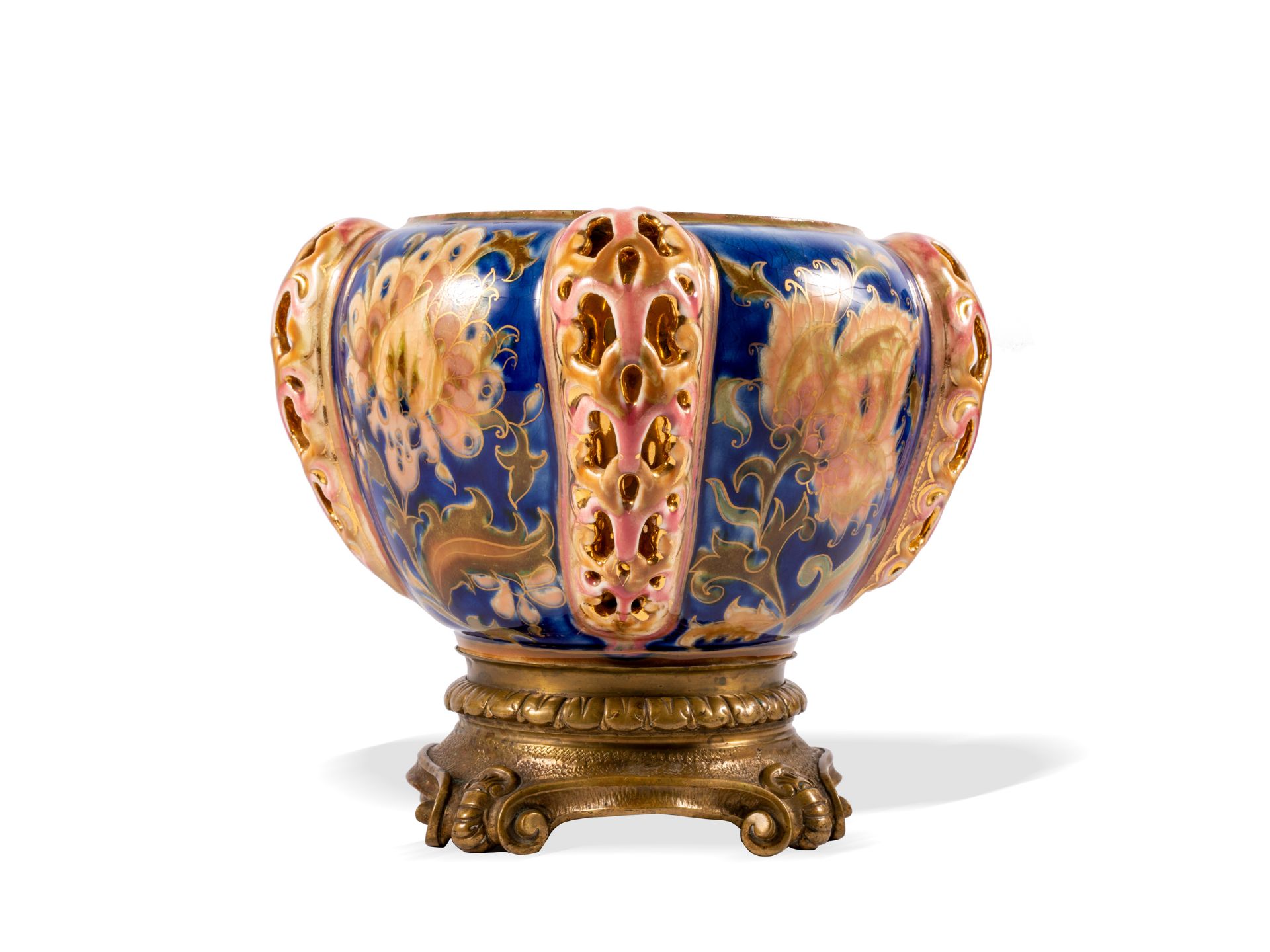 Vase, Zsolnay, Pécs, Um 1895/1900 - Bild 3 aus 6