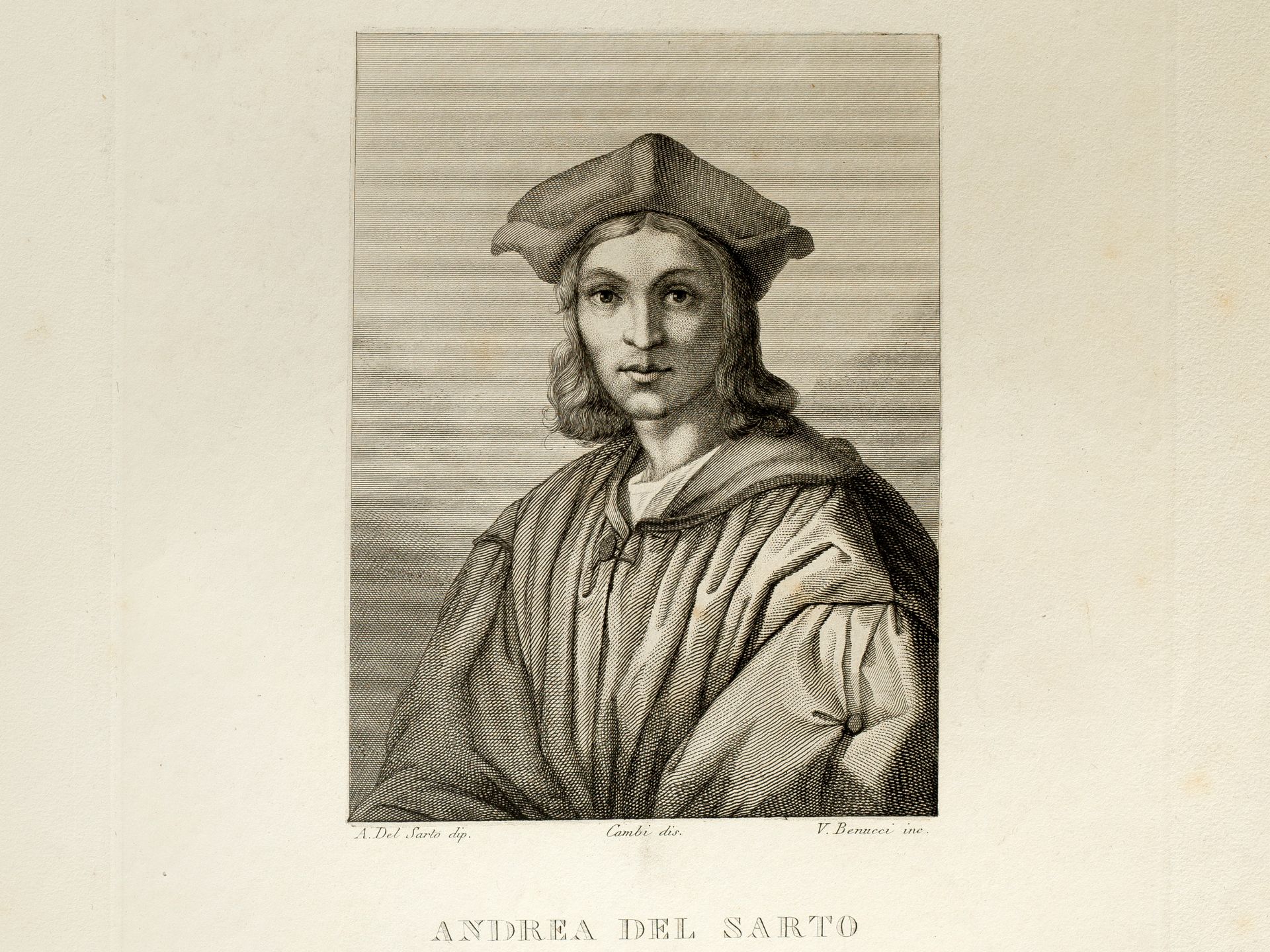 Vincenzo Benucci, Italien, 1. Hälfte 19. Jahrhundert, Nach Andrea del Sarto