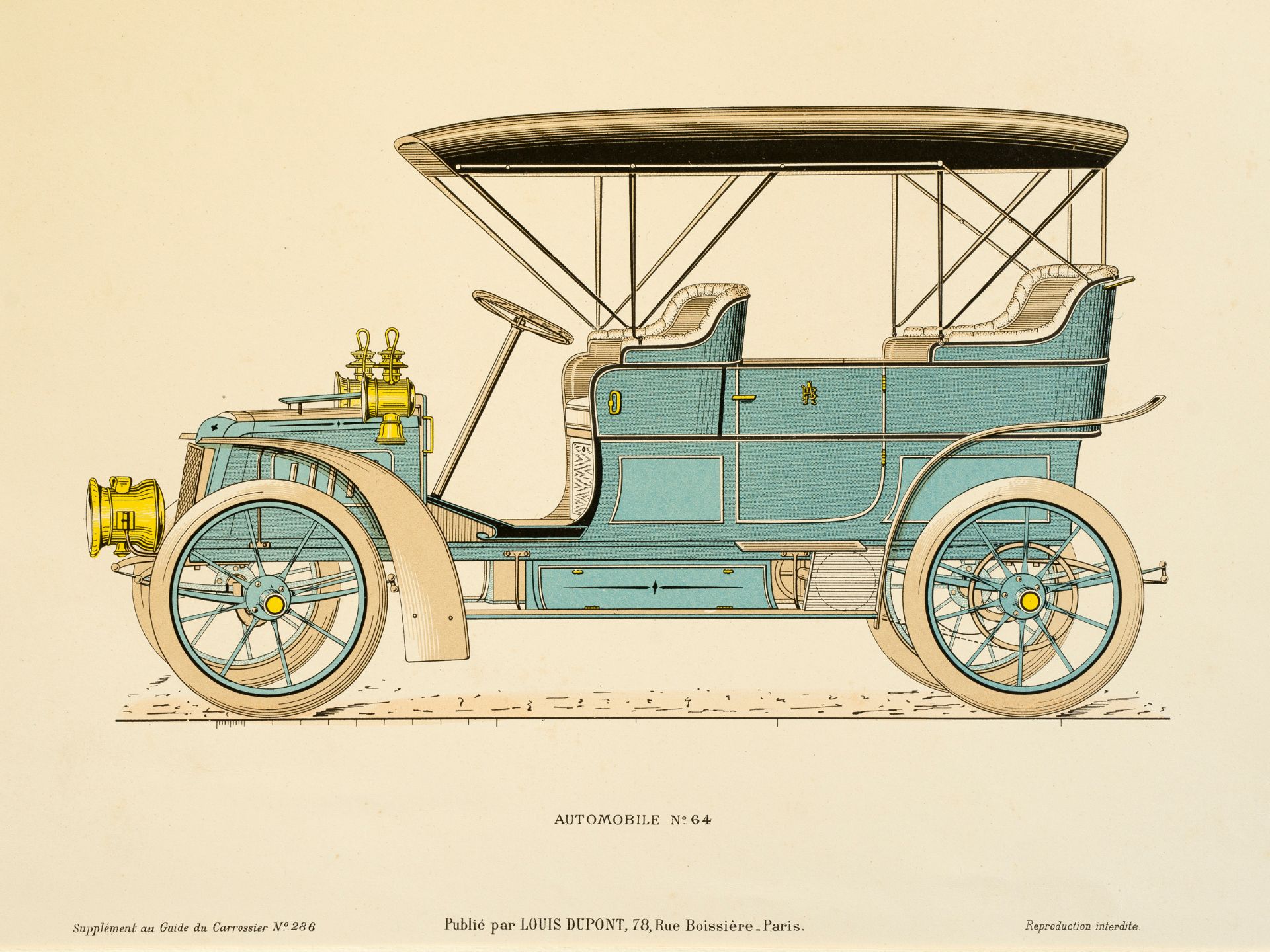 "Automobile No. 64", From "Guide du carrossier”, Paris