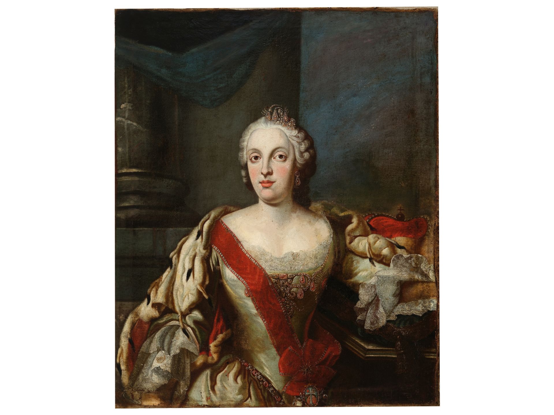 George Desmarees, Stockholm 1697 - 1776 Munich, Attributed, Portrait of Maria Anna Sophie of Saxony