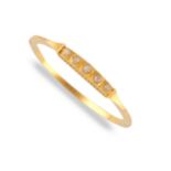 Armreif, 18 kt Gold, Diamanten