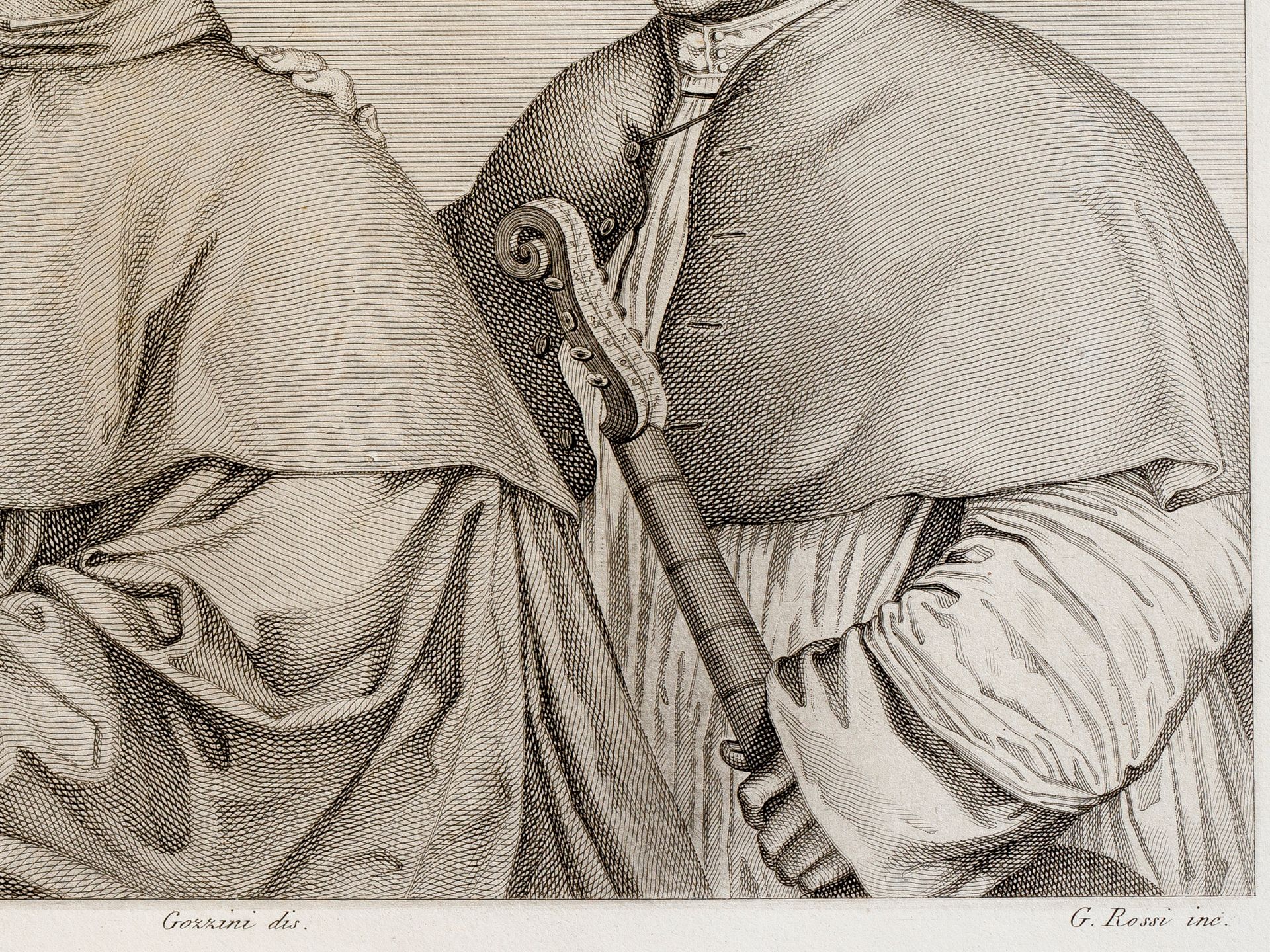 Giovanni Giacomo de Rossi, Rom 1627 – 1691, Nach Giorgione - Bild 3 aus 3
