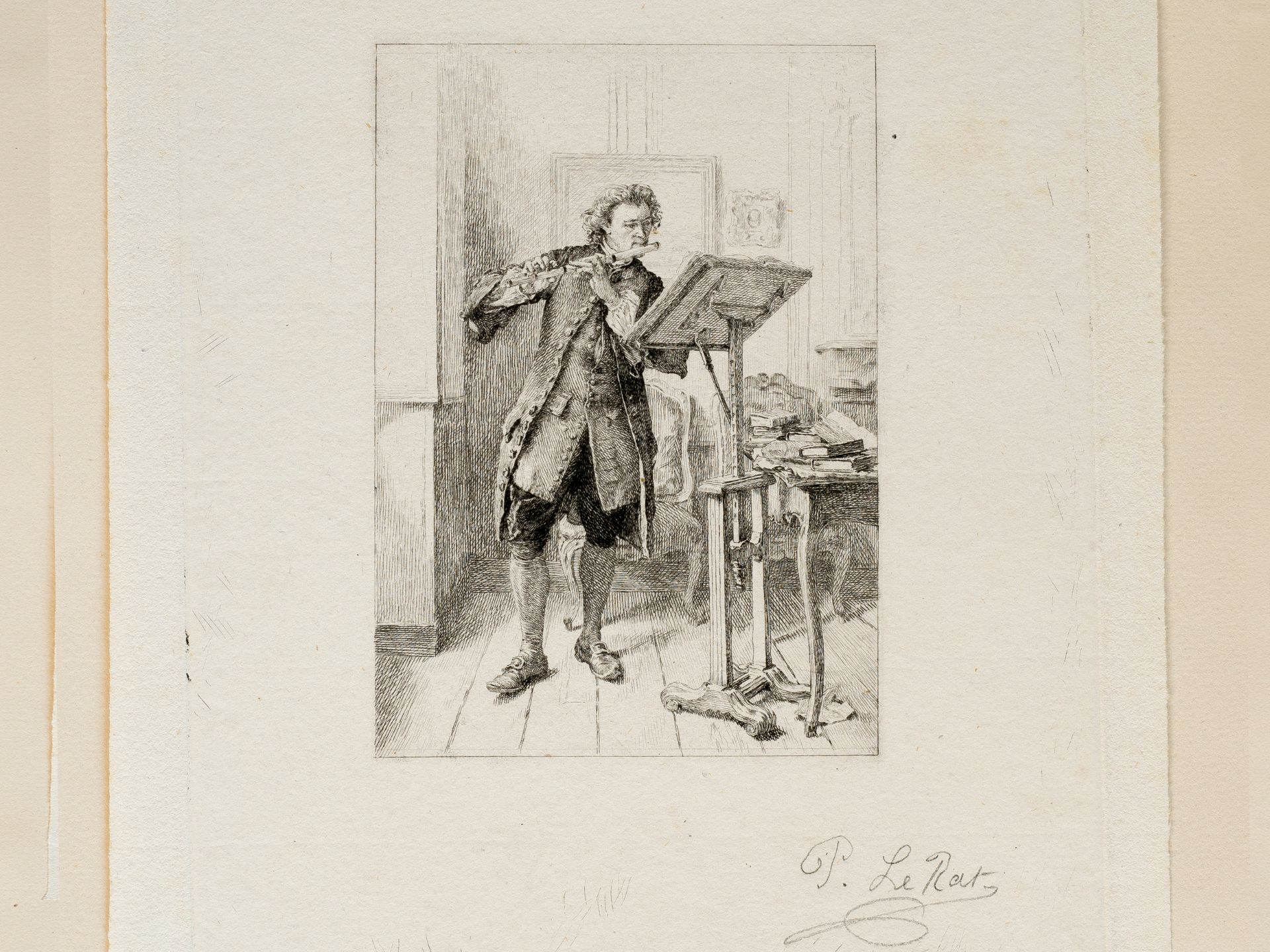 Paul Edme Le Rat, Paris 1849 - 1892, After Jean-Louis-Ernest Meissonier