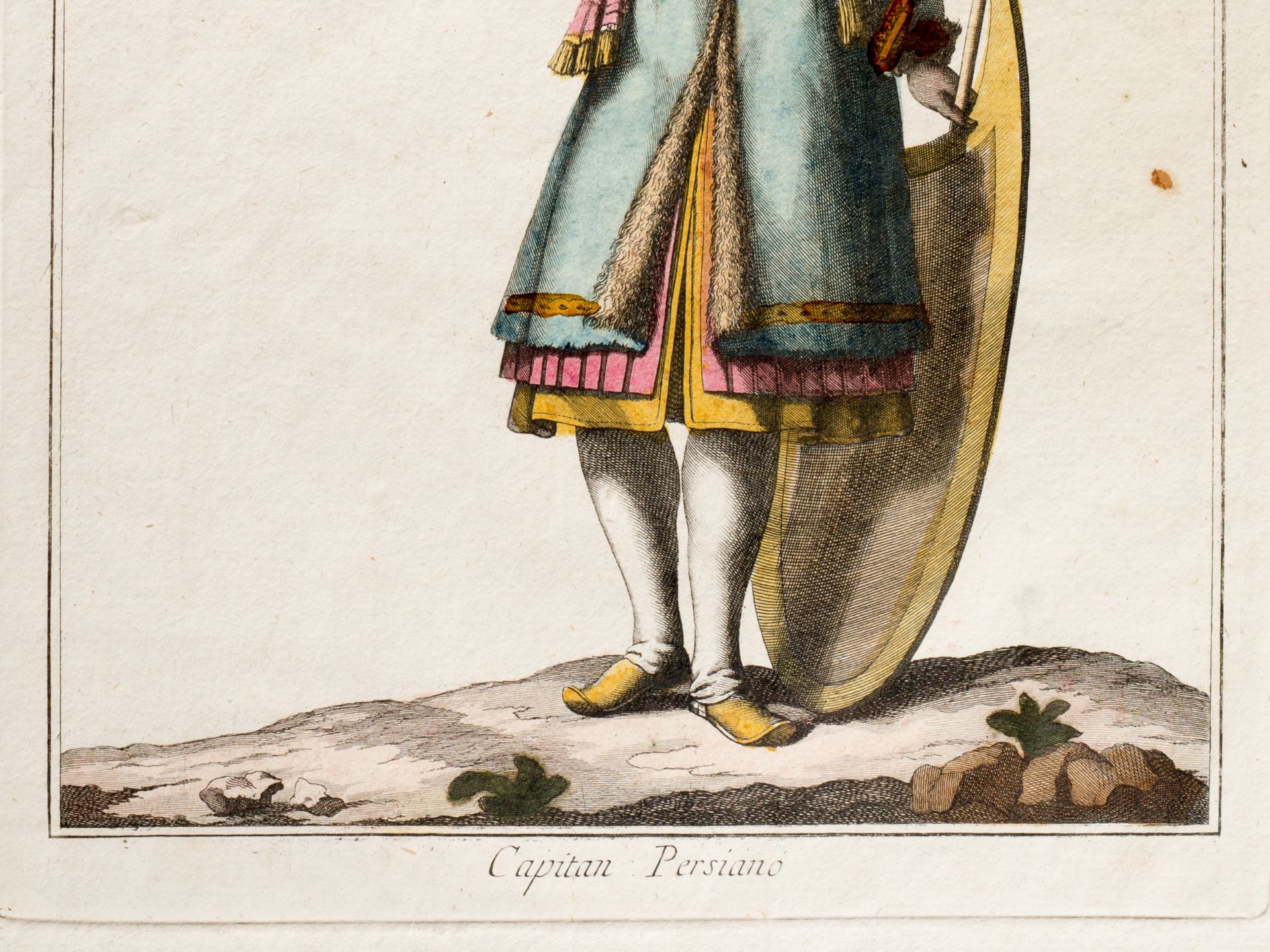 "Capitan Persiano", From a book of historical costume studies? - Image 2 of 2