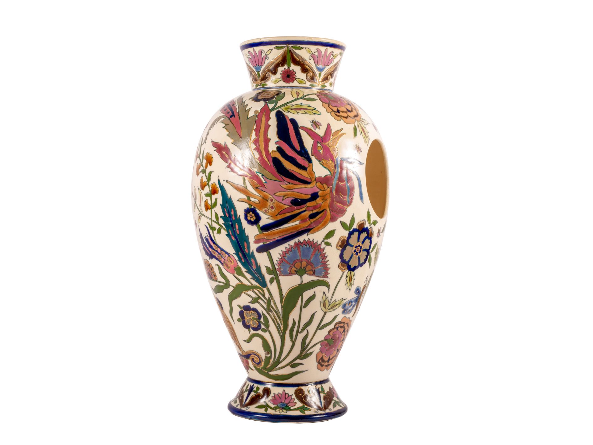 Vase, Zsolnay, Pécs, Um 1895/1900 - Bild 10 aus 11