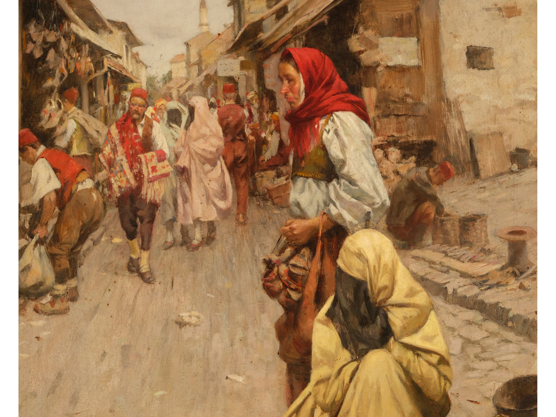 Hans Tschelan, Wien 1873 - 1964 Wien, Orientalische Szene - Bild 3 aus 5