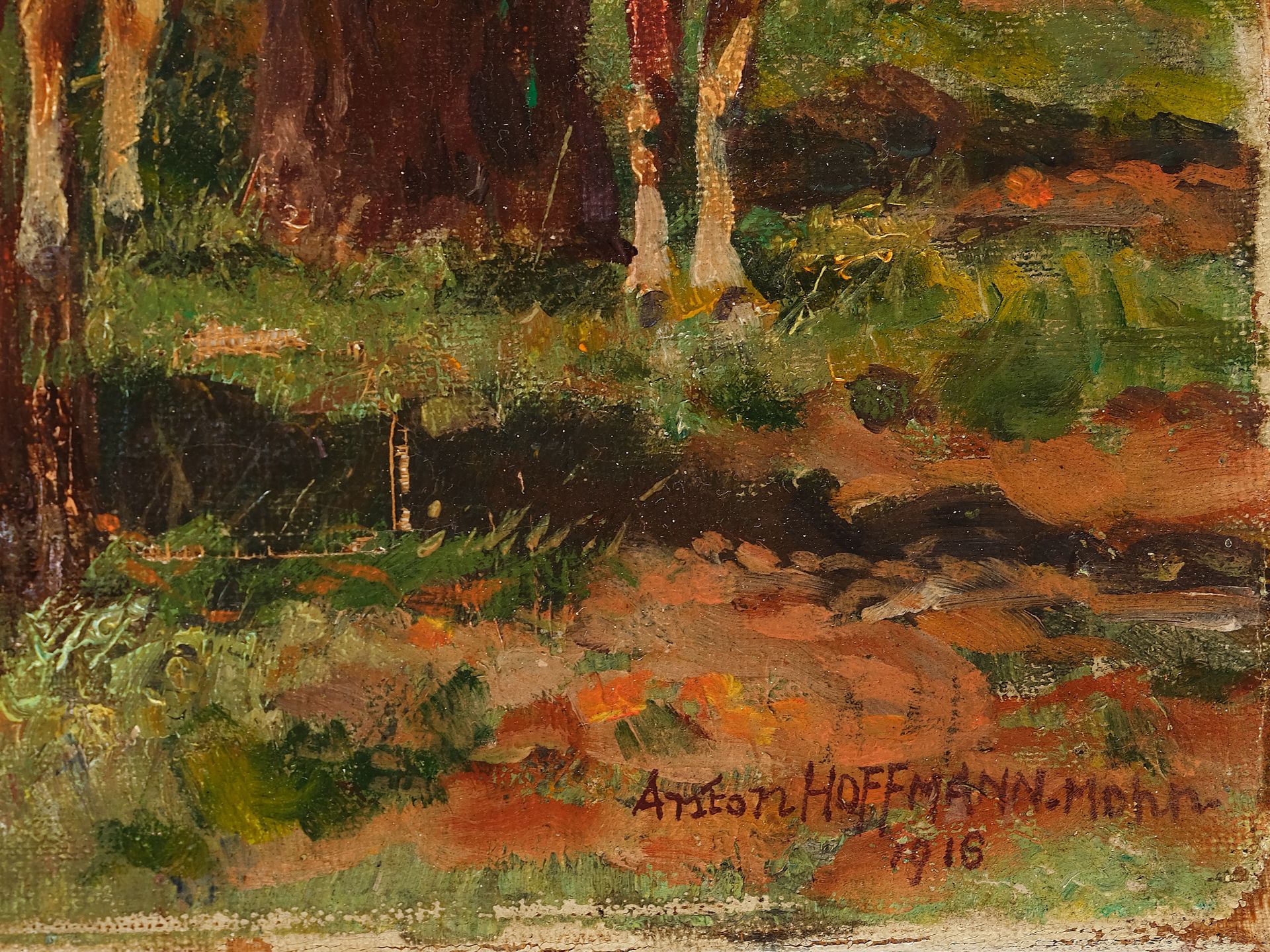 Anton Hoffmann, Bayreuth 1863 - 1938 Rothenburg ob der Tauber, Bayerischer Ulane zu Pferd - Bild 2 aus 3