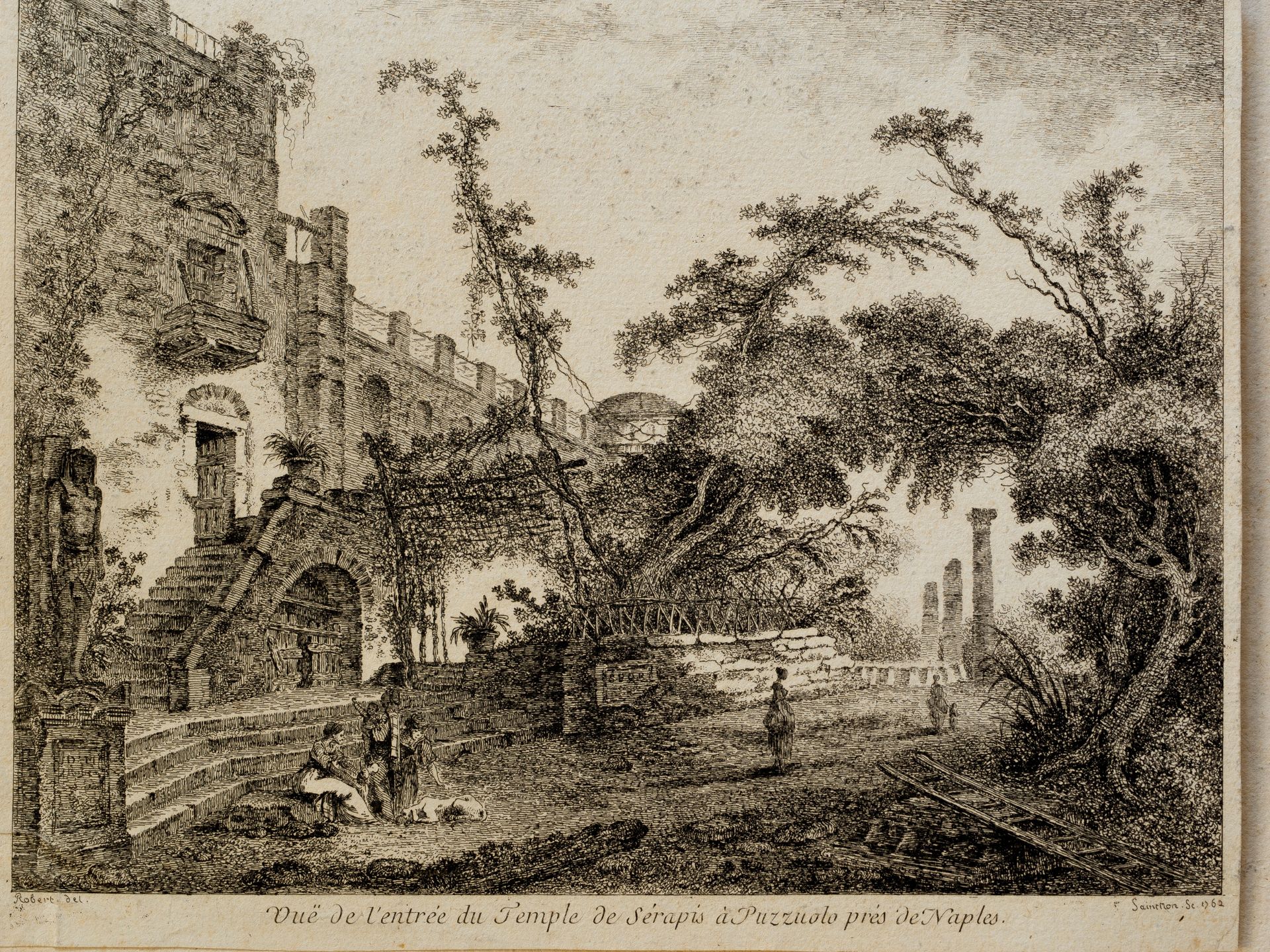 Jean-Claude-Richard, Abbé de Saint-Non, Paris 1727 - 1791 Paris, After Hubert Robert