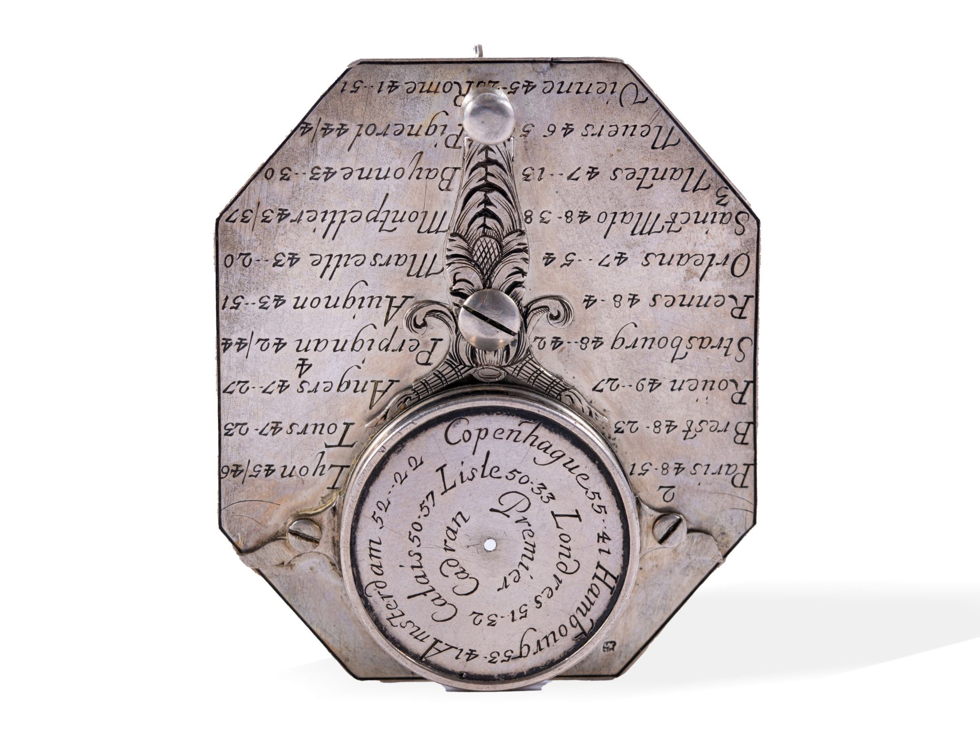 Compass & Sundial, Butterfield a Paris, 18th century   - Image 6 of 16