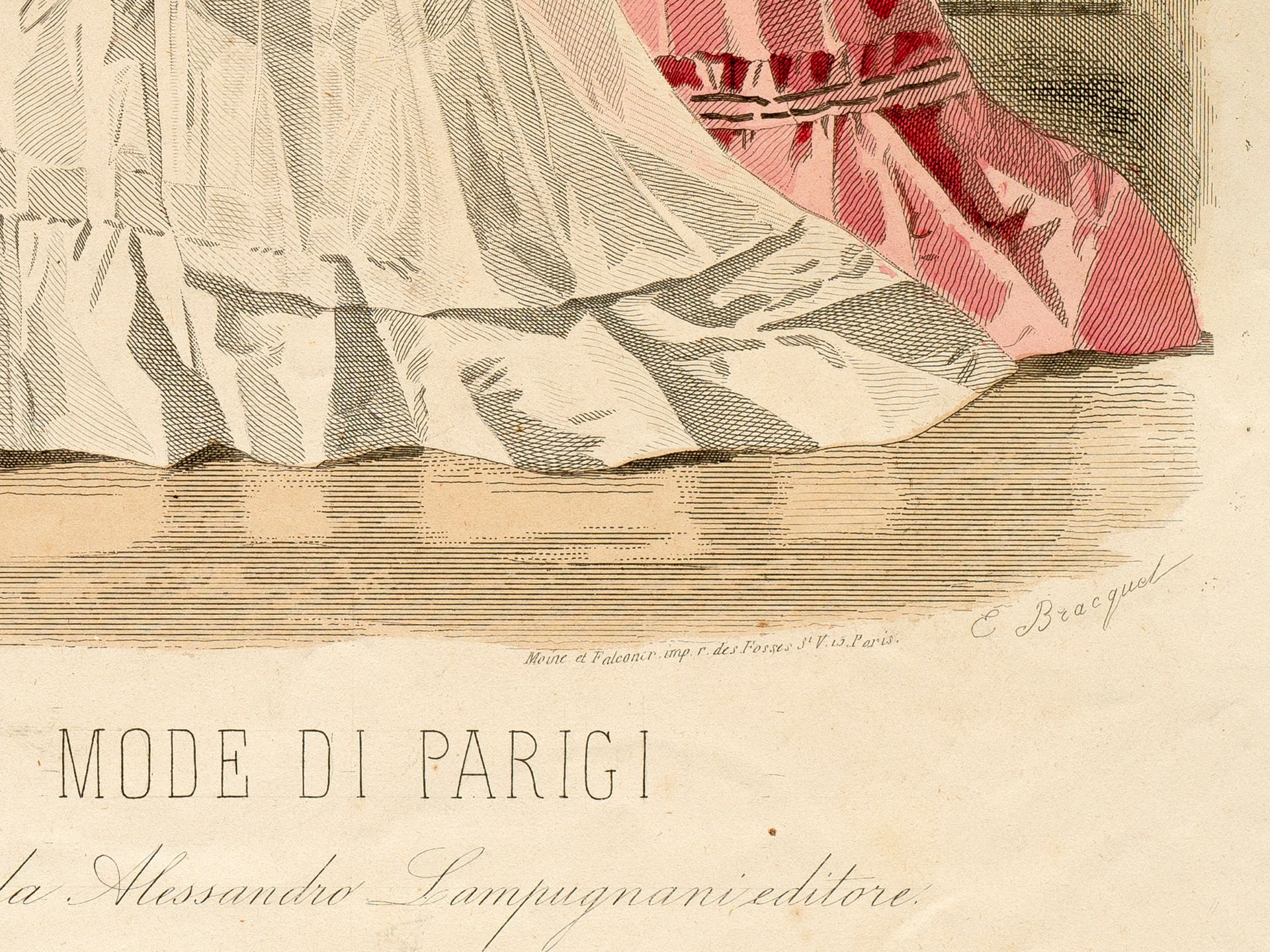 E. Bracquet, Frankreich, 19. Jahrhundert, Nach François-Claudius Compte-Calix - Bild 2 aus 2