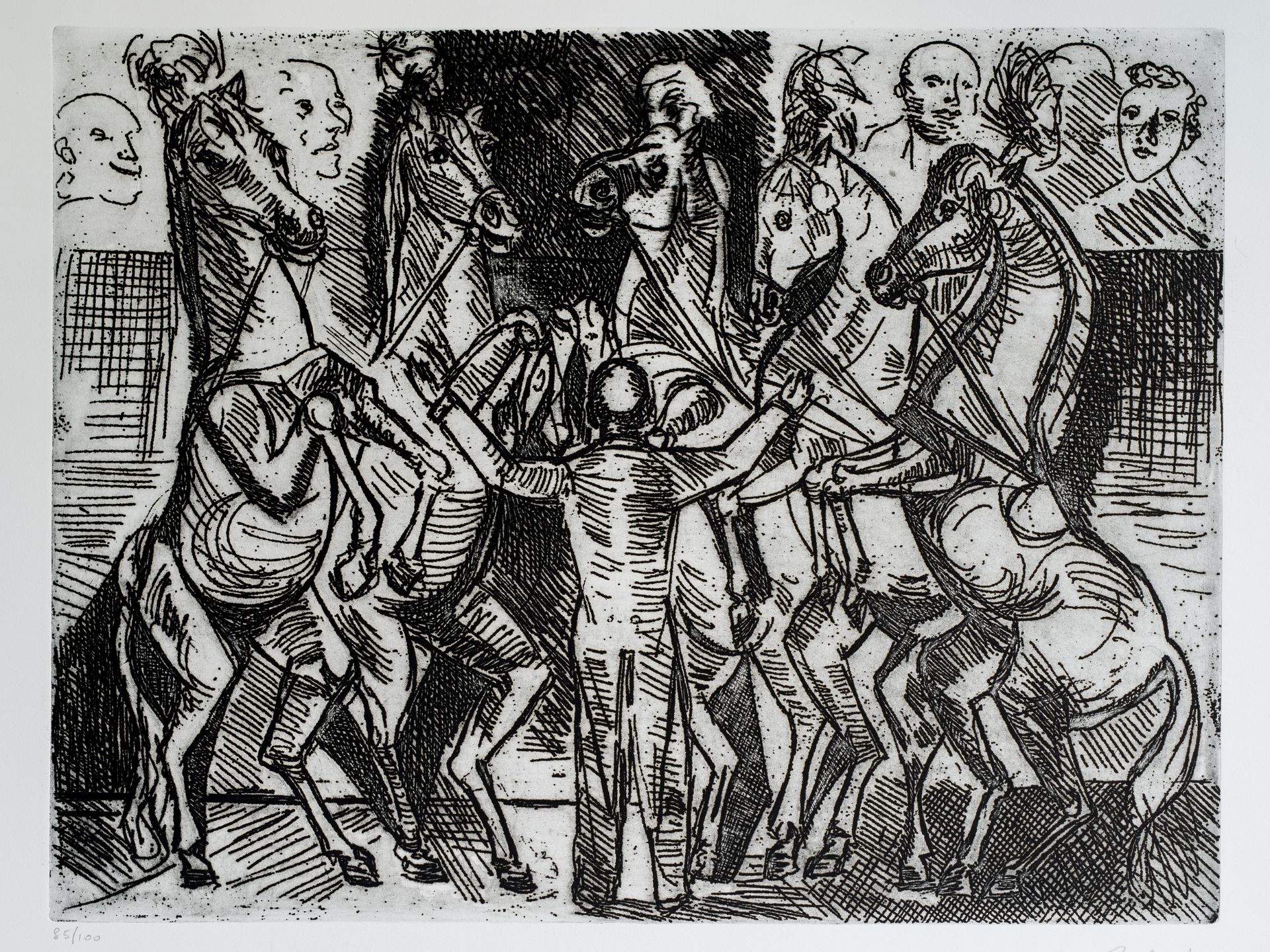 Mario Carletti, 1912 - 1977, Lithographie auf Papier
