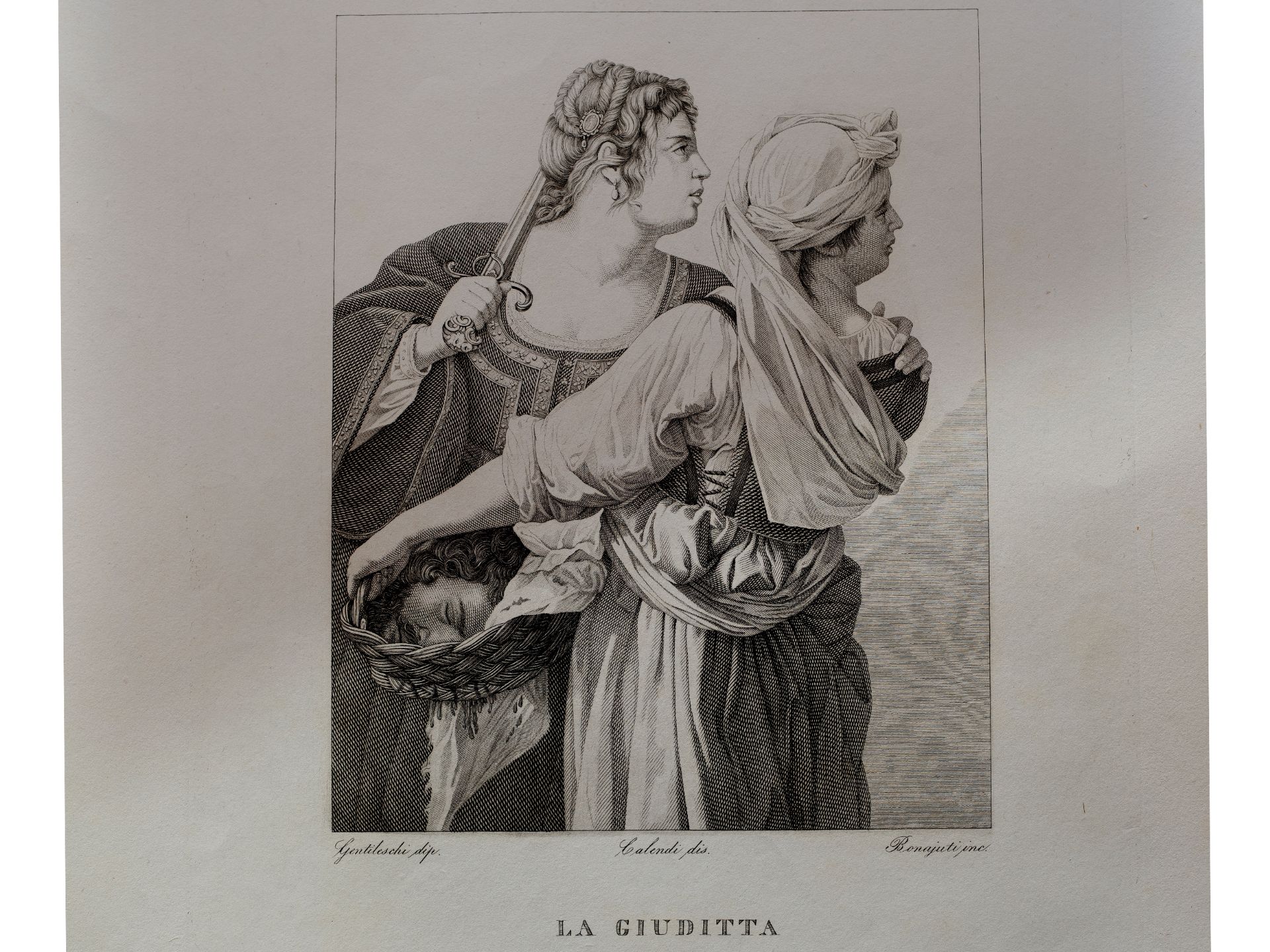 Ignazio Bonajuti, Italien, 1. Hälfte 19. Jahrhundert, Nach Artemisia Gentileschi