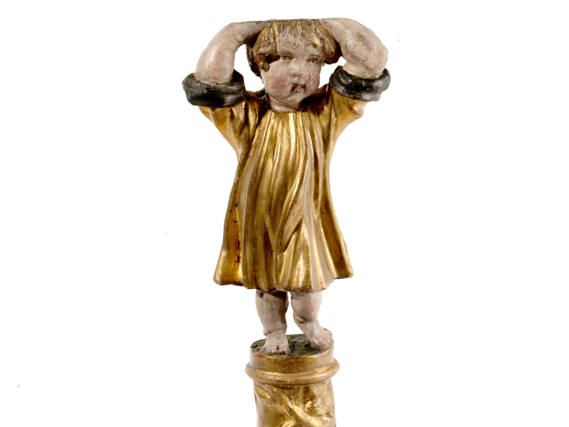 Christ child standing on a column, Southern Europe, Spain/Italy, 17th century - Image 11 of 14