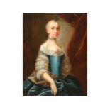 Unknown painter, Portrait of Archduchess Marie Christine, married to Duke Albrecht of Saxe-Teschen
