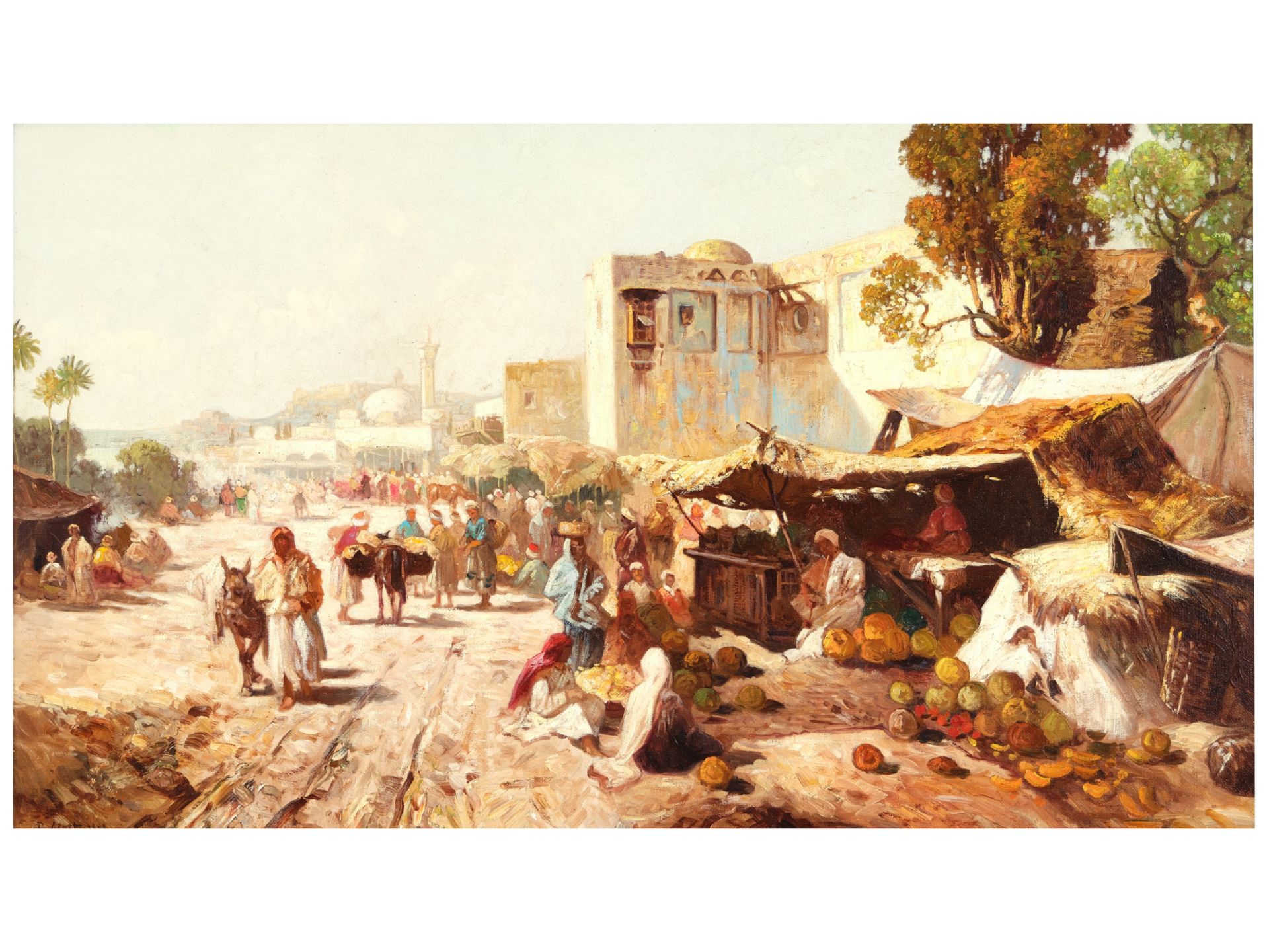 Robert Alott, Graz 1850 - 1910 Wien, Motiv aus Nordafrika