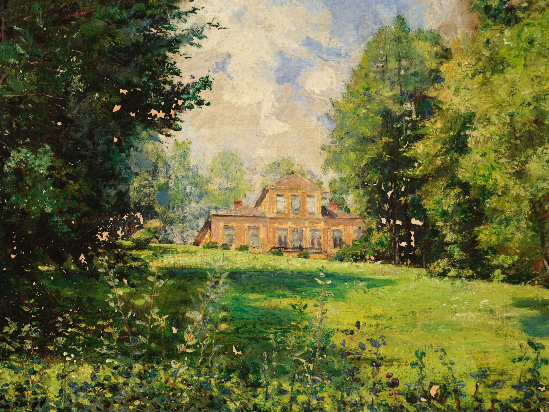 Johann Victor Krämer, Adamsthal 1861 - 1949 Wien, Gartenlandschaft - Bild 3 aus 5