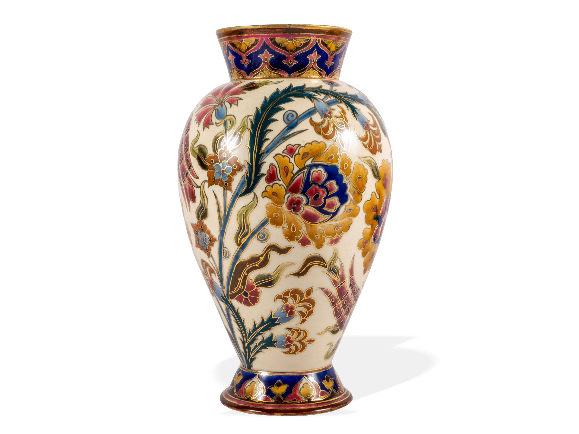 Vase, Zsolnay, Pécs, Um 1895/1900 - Bild 3 aus 18