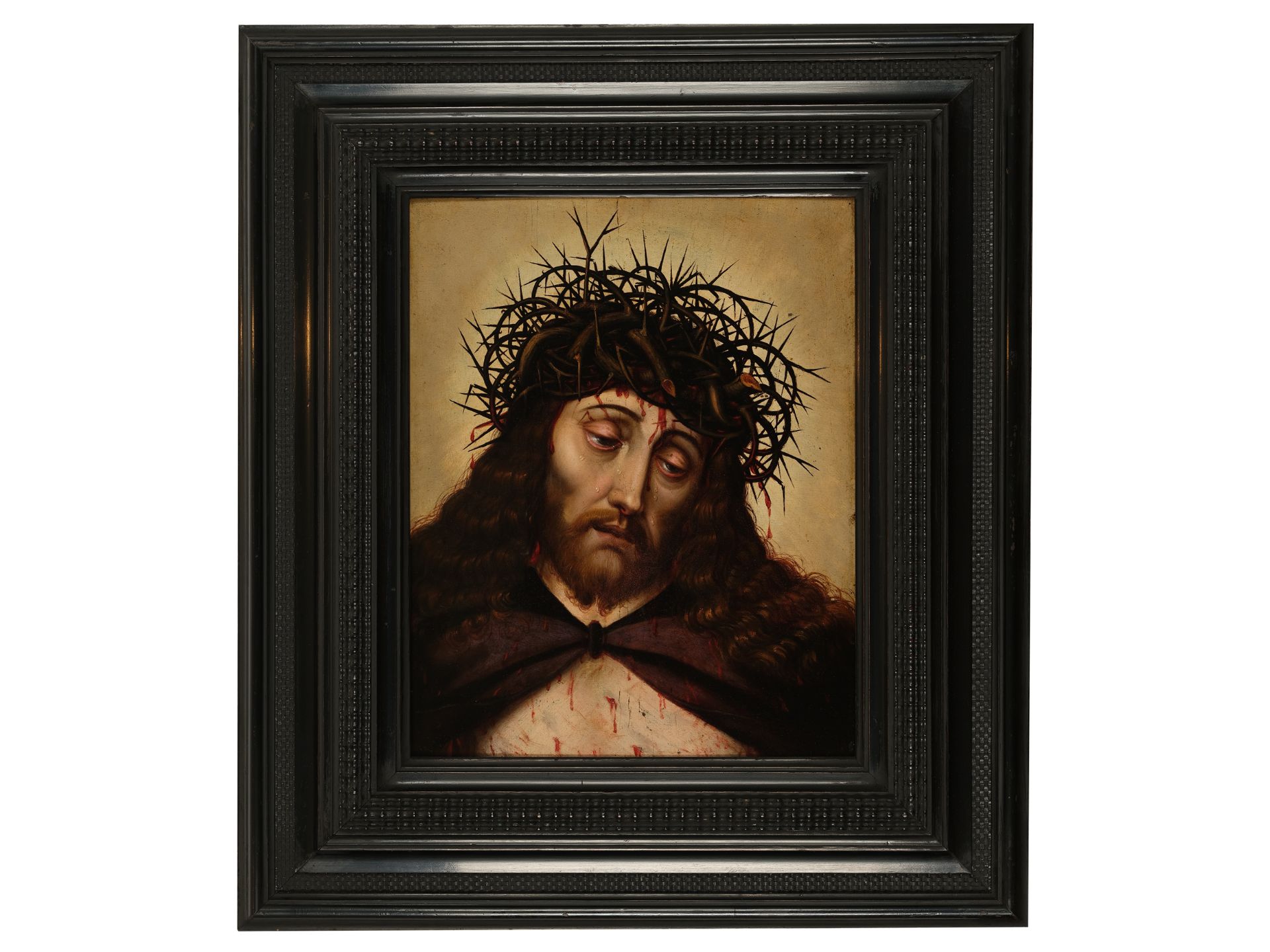 Dierk Bouts, Haarlem 1410/20 - 1475 Löwen, Umkreis, Christus mit der Dornenkrone